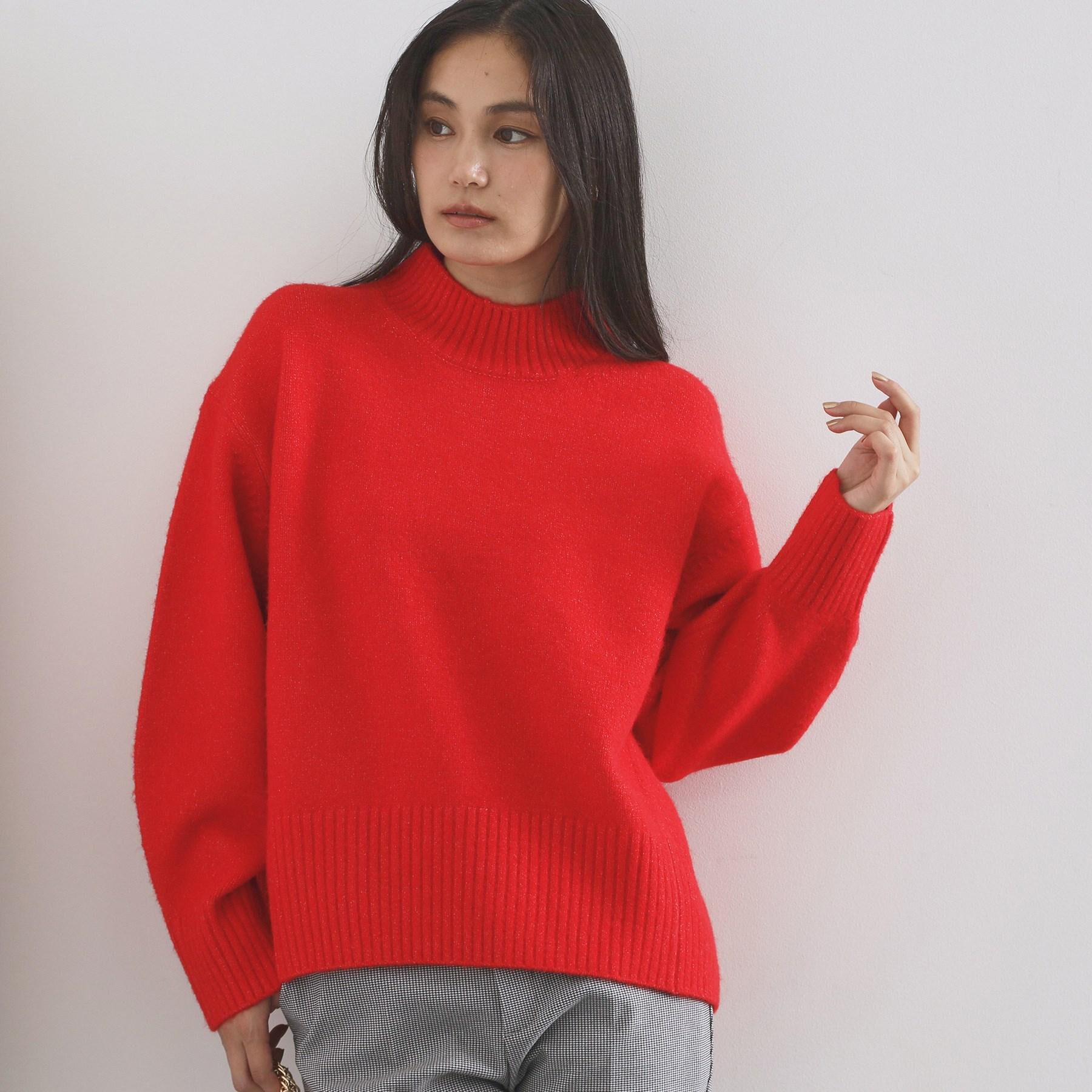 OPAQUE.CLIP「ふわふわハイネックニット【洗濯機OK】《12col》」|ニット・セーター|