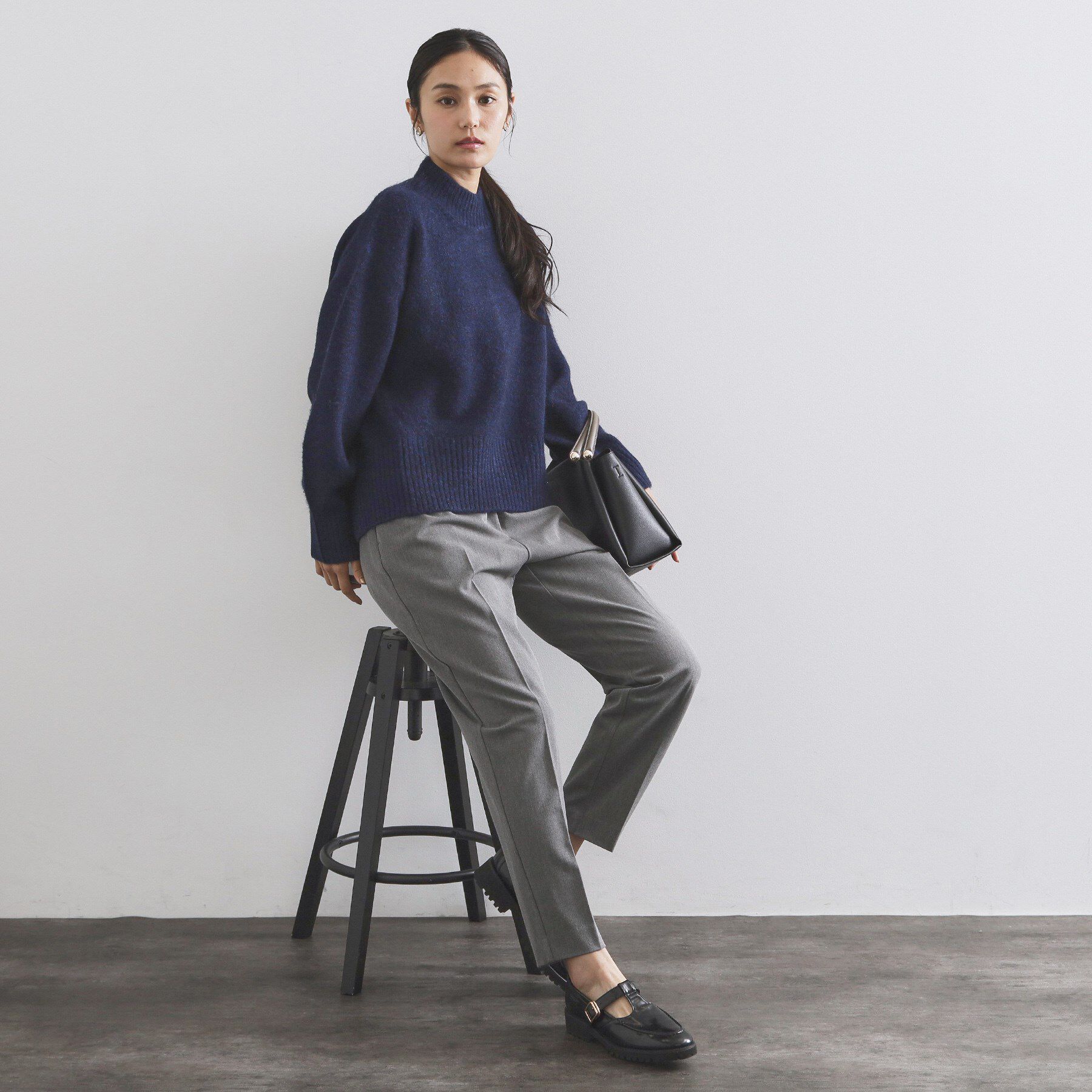 OPAQUE.CLIP「ふわふわハイネックニット【洗濯機OK】《12col》」|ニット・セーター|