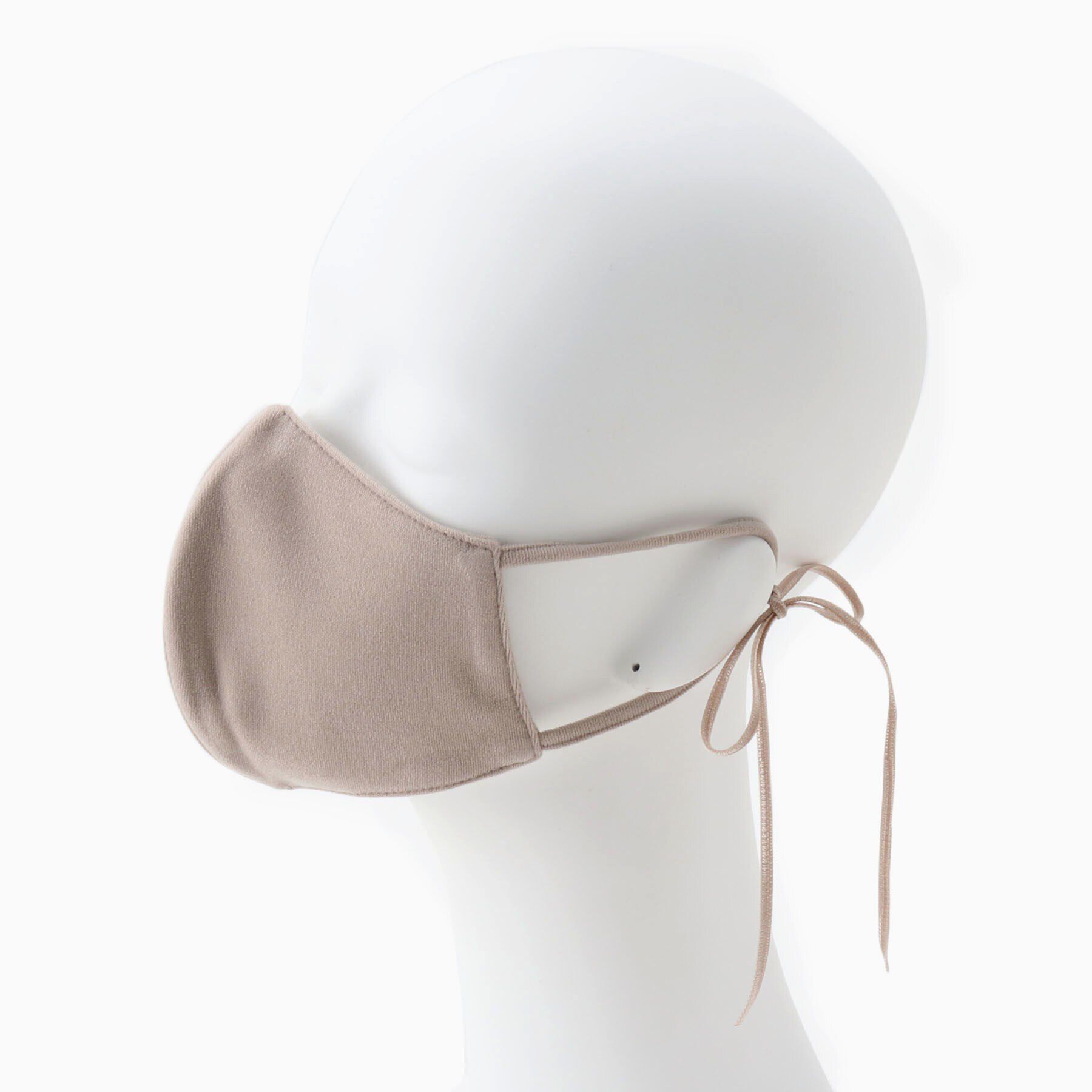 Couture broach「【日本製/手洗い可】ベロアリボンマスク」|その他|