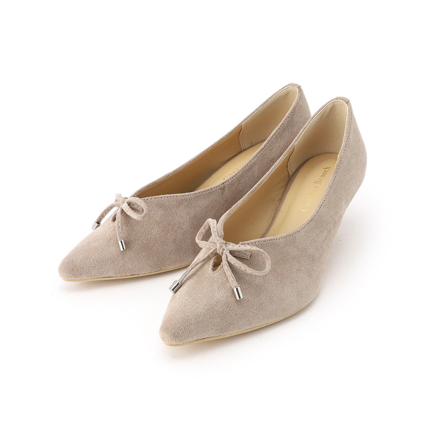 Couture broach「リボンパンプス」|パンプス|ﾍﾞｰｼﾞｭ(052)