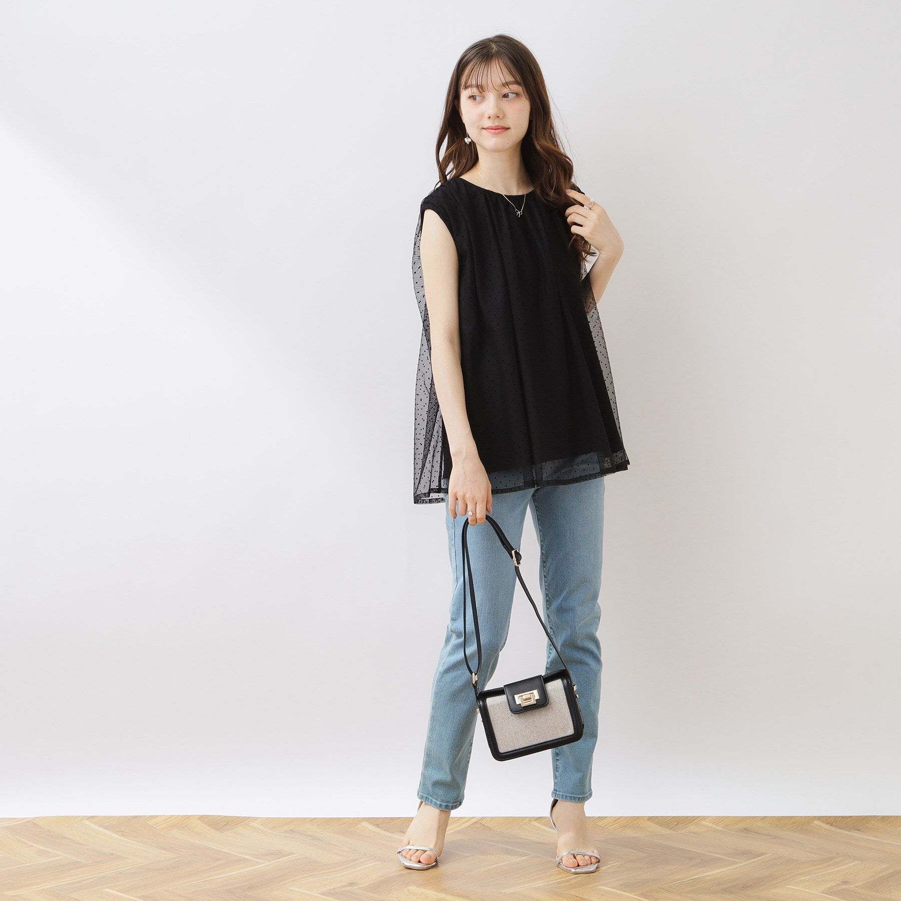 Couture broach「【インしないでキマる】フロッキードットチュニック」|チュニック|