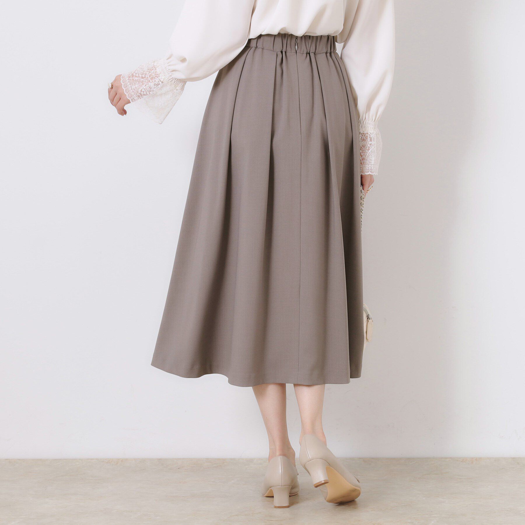 Couture broach「【きれいめ・美脚効果・通勤】ネオシャンブルビットスカート」|スカート|