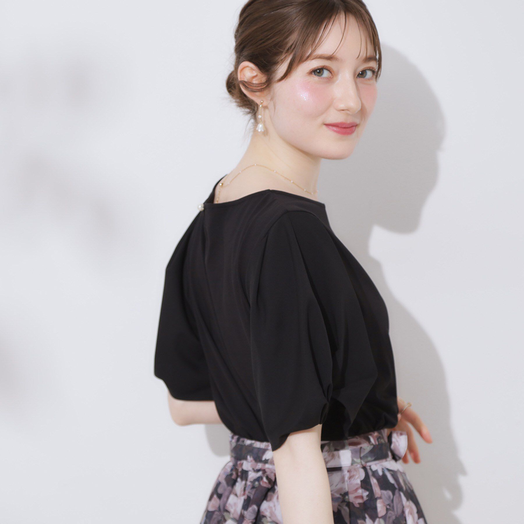 Couture broach「【接触冷感・UVカット・通勤】ねじり袖サイロコンパクト」|Tシャツ・カットソー|