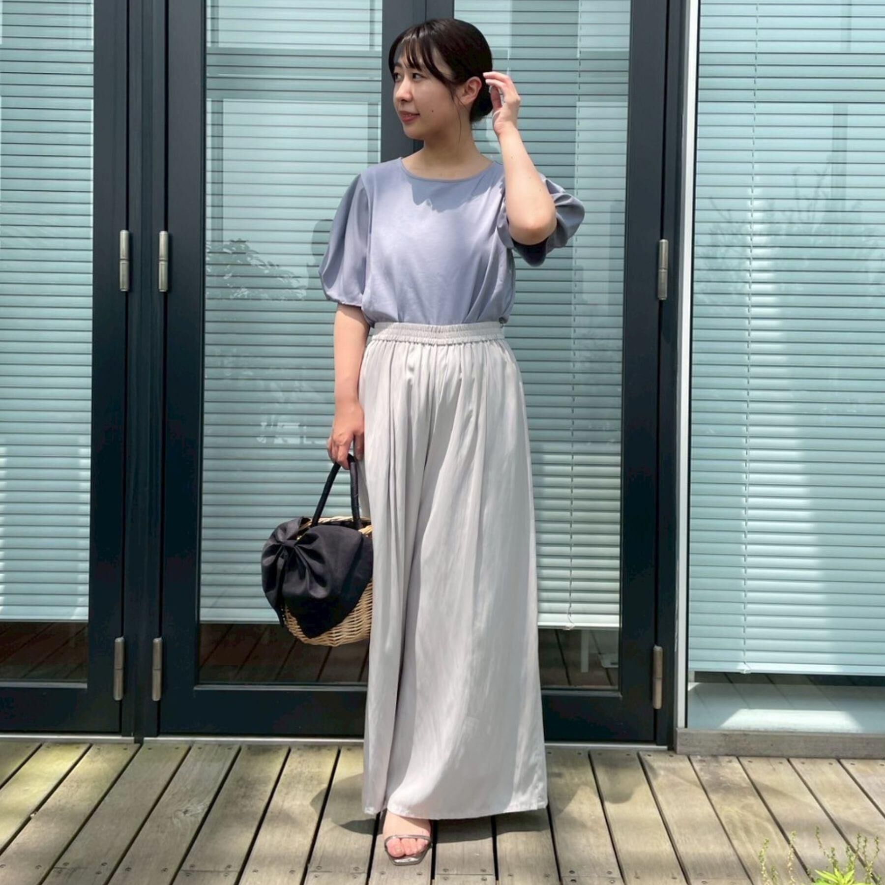 Couture broach「【接触冷感・UVカット・通勤】ねじり袖サイロコンパクト」|Tシャツ・カットソー|