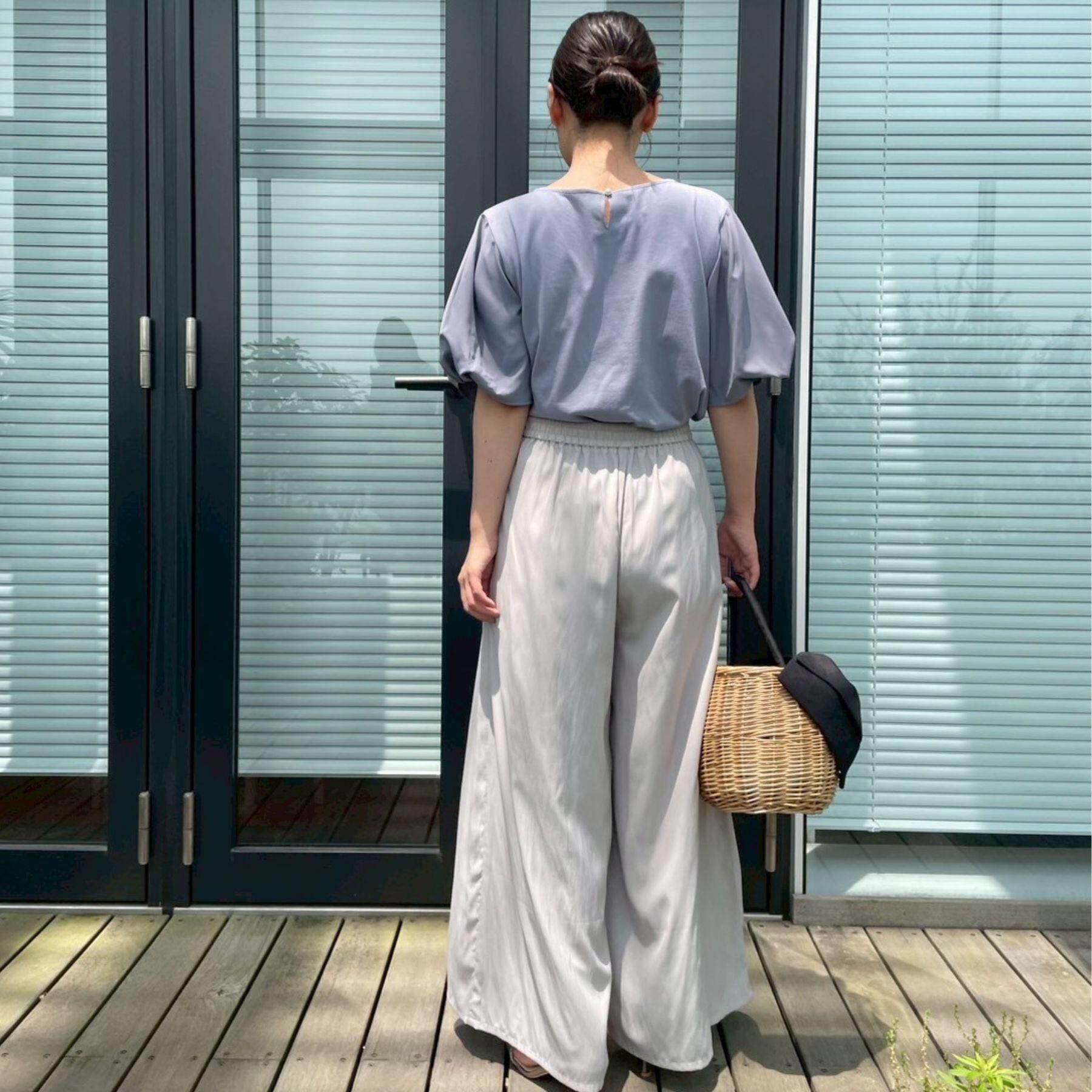 Couture broach「【接触冷感・UVカット・通勤】ねじり袖サイロコンパクト」|Tシャツ・カットソー|