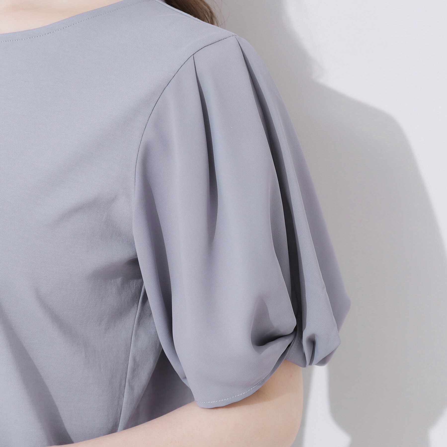 Couture broach「【接触冷感・UVカット・通勤】ねじり袖サイロコンパクト」|Tシャツ・カットソー|