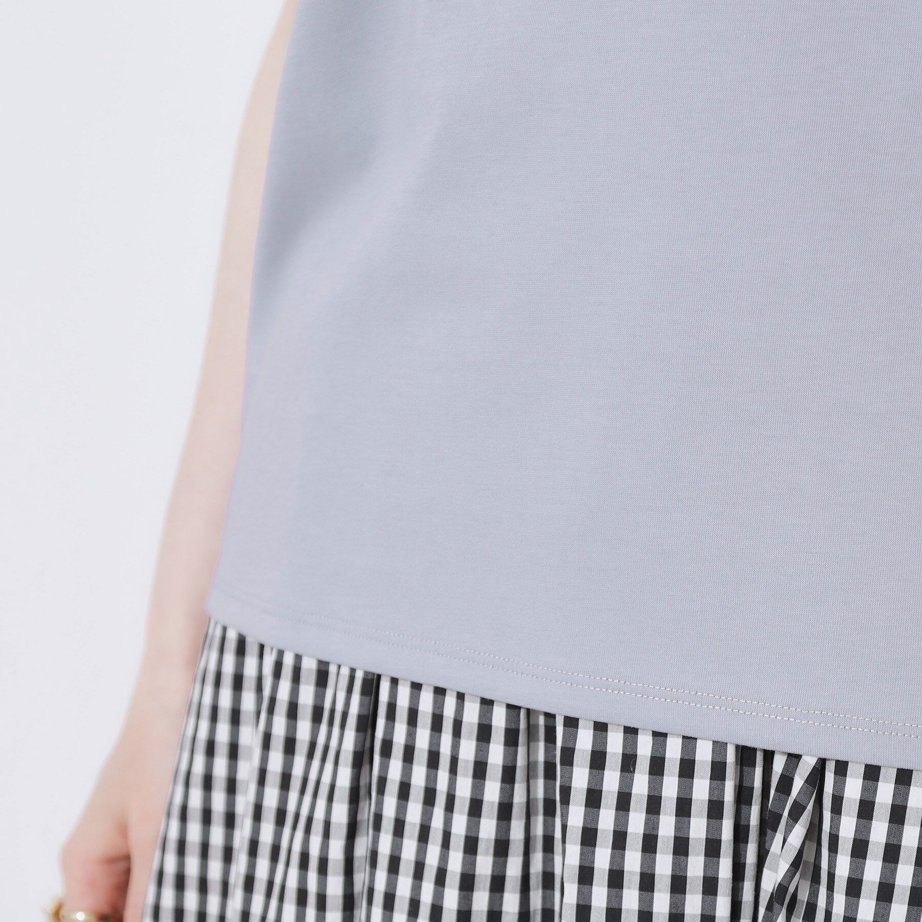 Couture broach「【接触冷感・UVカット・通勤】ねじり袖サイロコンパクト」|Tシャツ・カットソー|