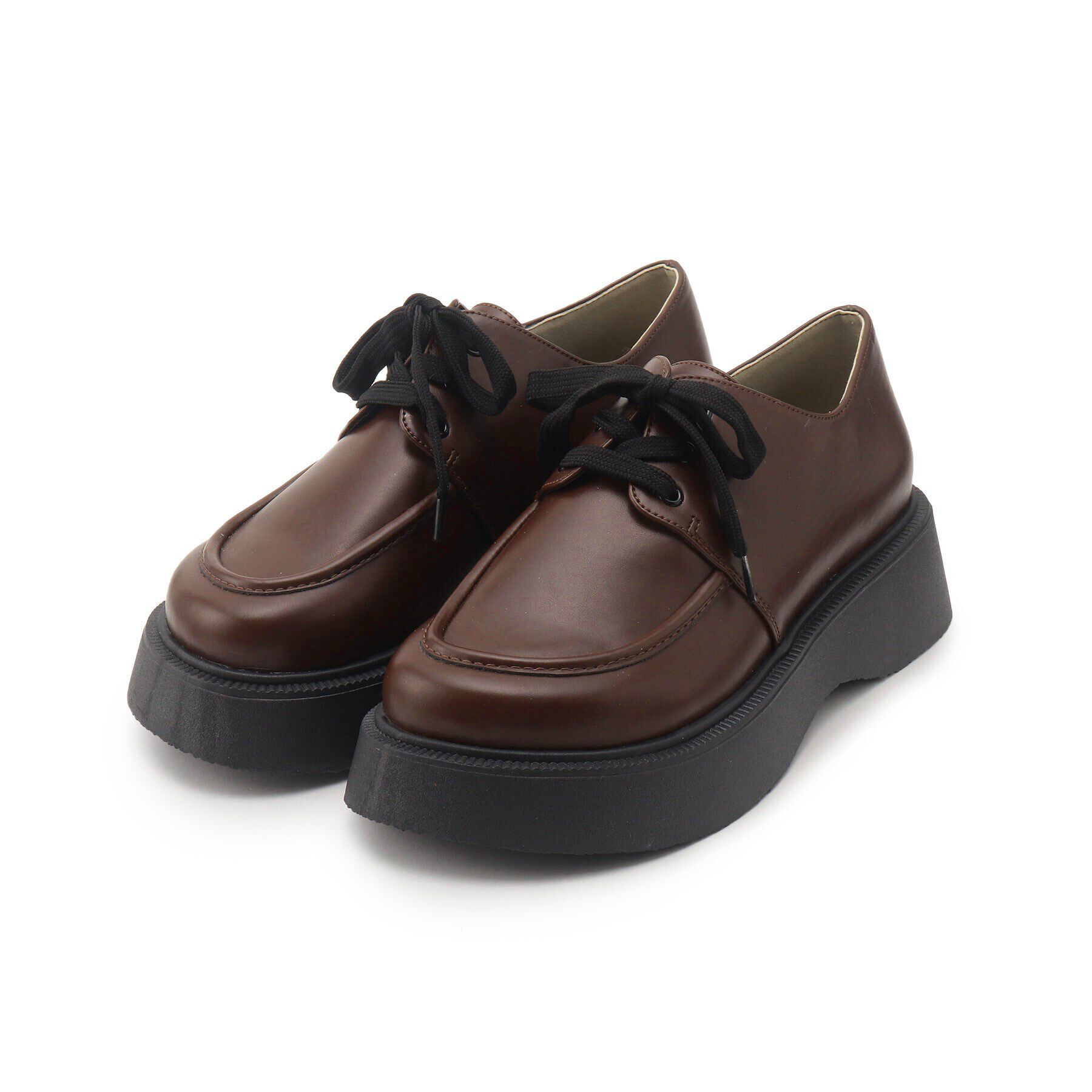 PINK-latte「厚底モカシューズ」|ビジネス・ドレスシューズ|ﾌﾞﾗｳﾝ(042)