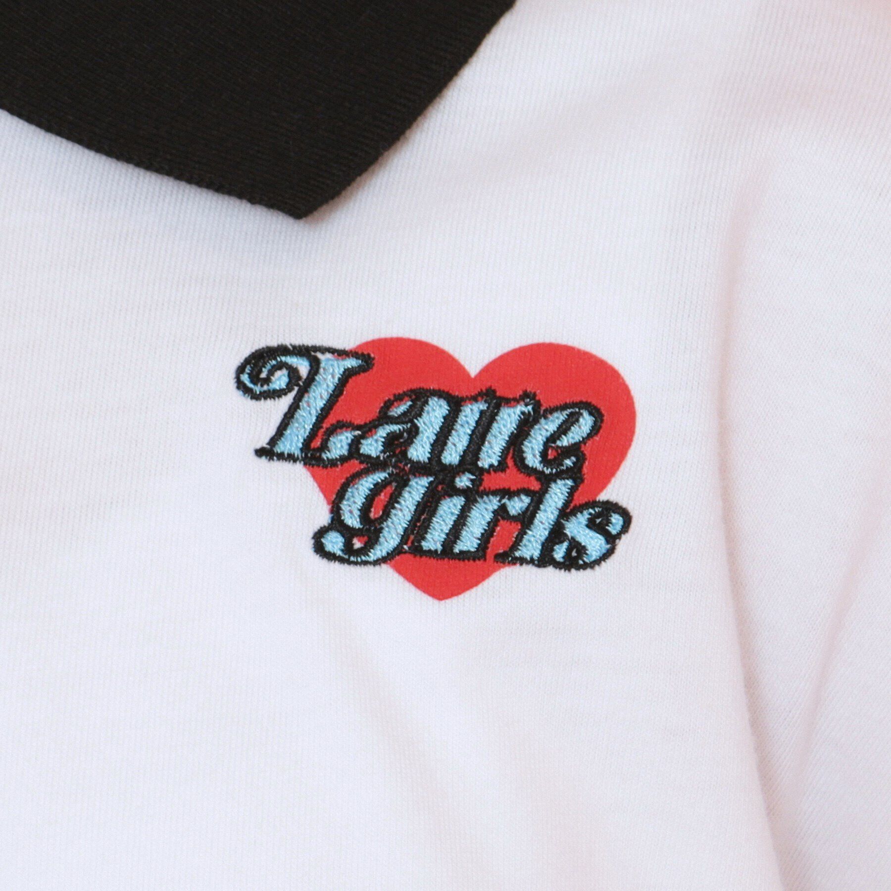 PINK-latte「ポロ衿ハーフジップTシャツ」|Tシャツ・カットソー|