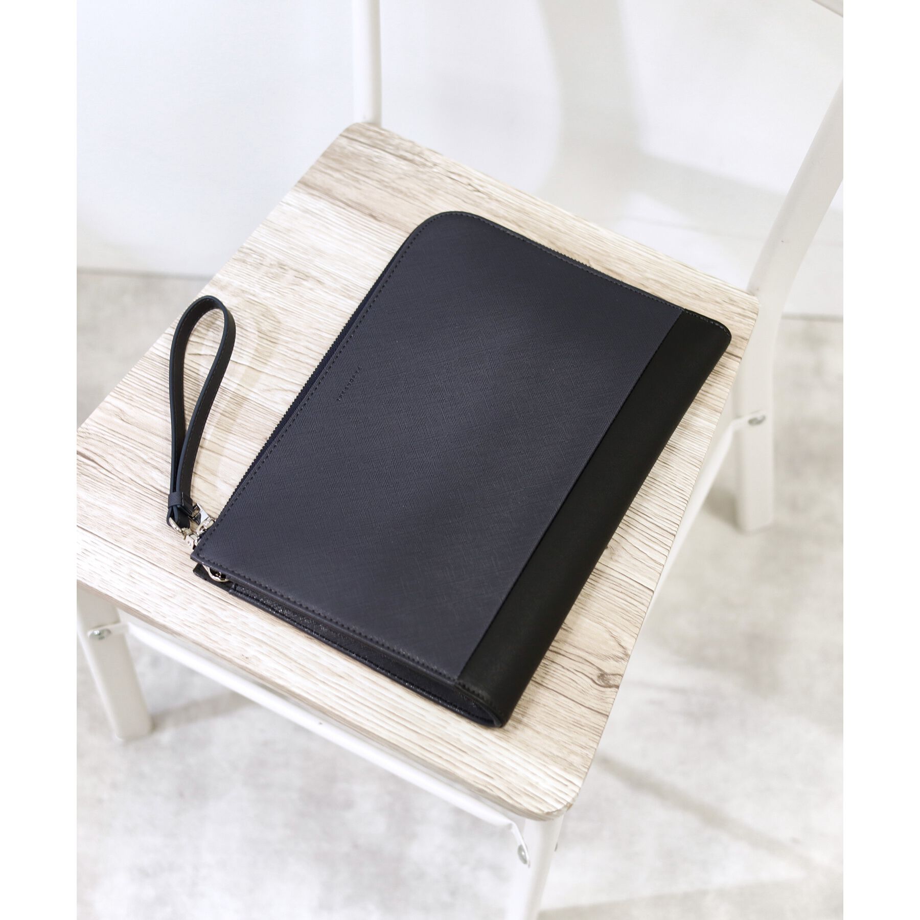 THE SHOP TK「L字クラッチバッグ【冠婚葬祭/ビジネス/セレモニー/パーティー】」|クラッチバッグ|ブルー(093)