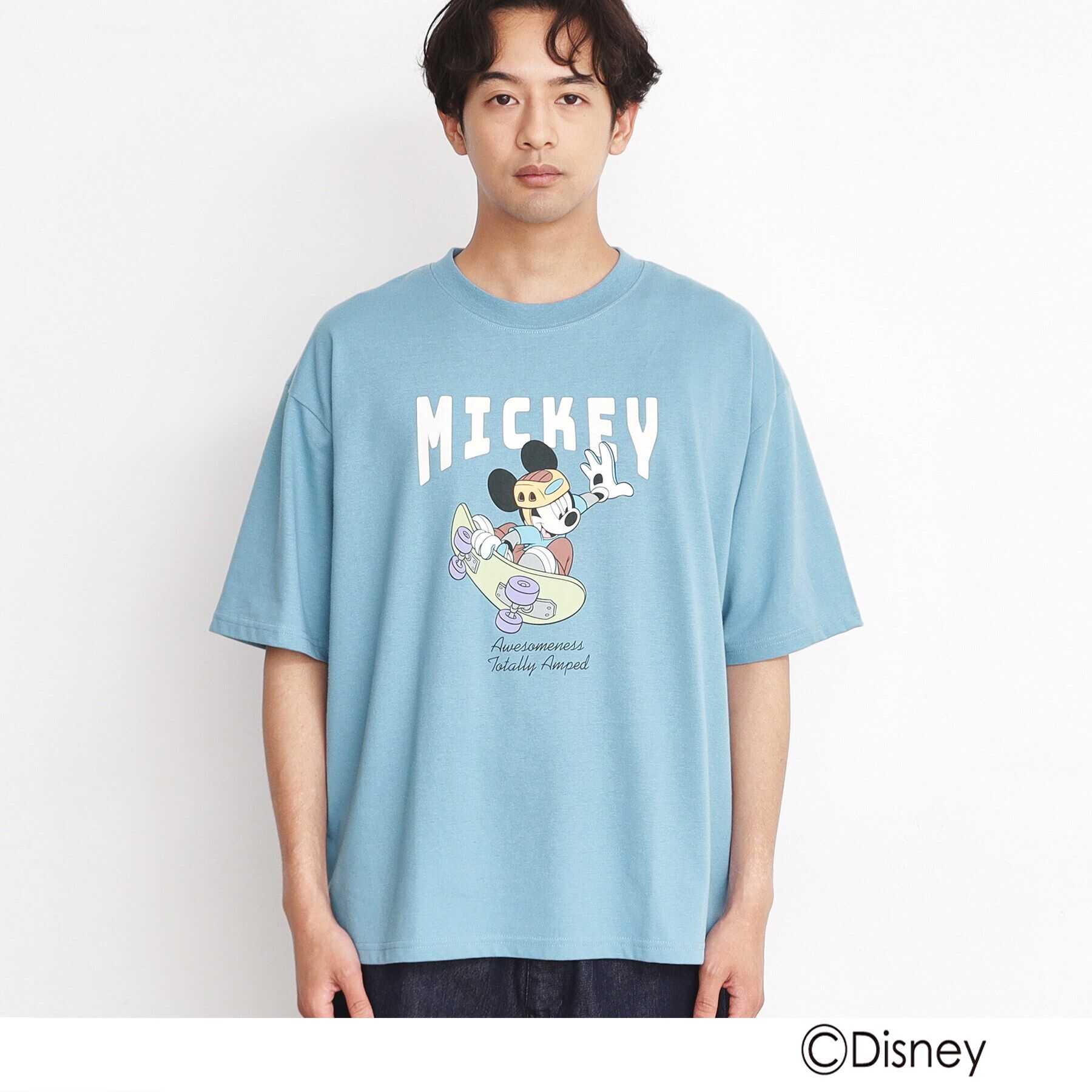 THE SHOP TK「【DISNEY/親子リンク】ミッキーマウス　ディズニー半袖Ｔシャツ」|Tシャツ・カットソー|