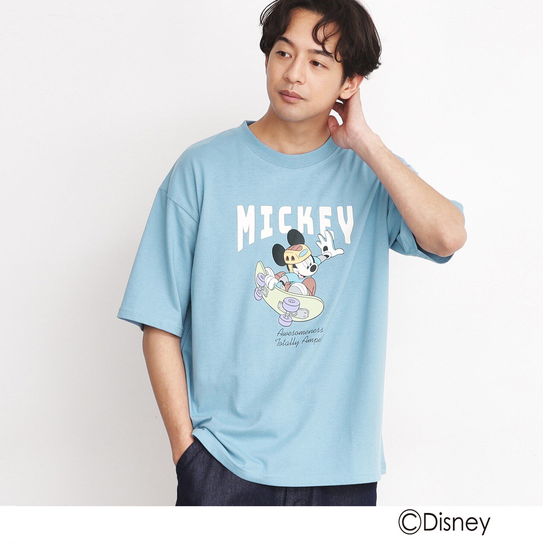 THE SHOP TK「【DISNEY/親子リンク】ミッキーマウス　ディズニー半袖Ｔシャツ」|Tシャツ・カットソー|