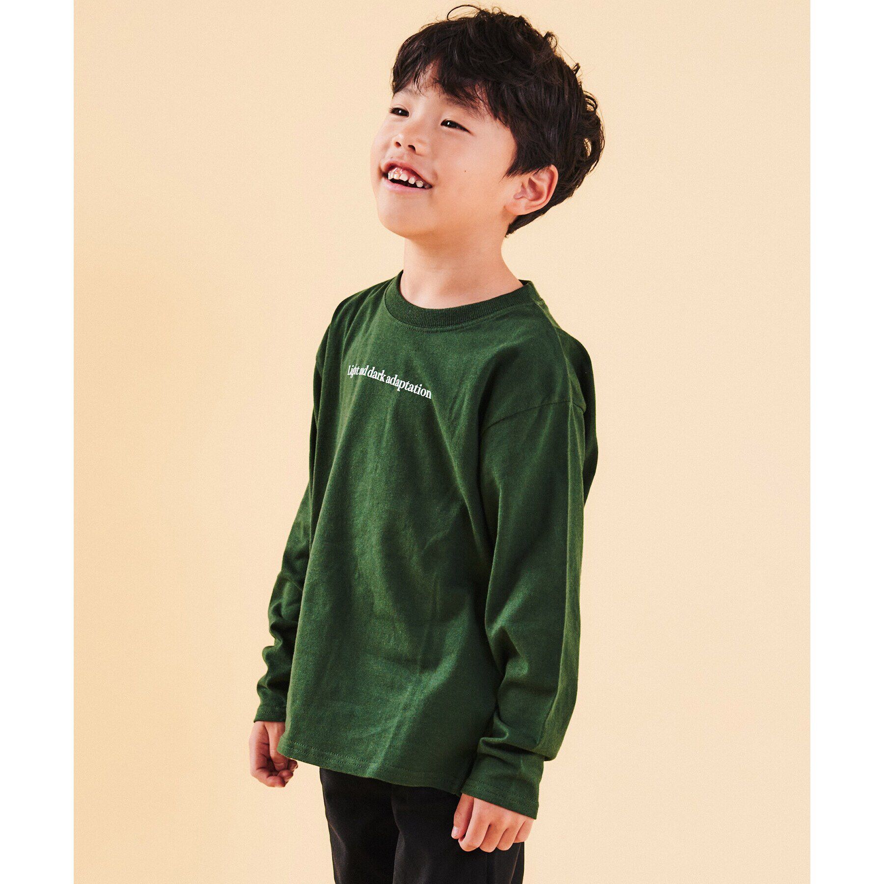 THE SHOP TK「【110－160/親子リンク】オーガビッツコットンプリントTシャツ/洗濯機OK」|Tシャツ・カットソー|