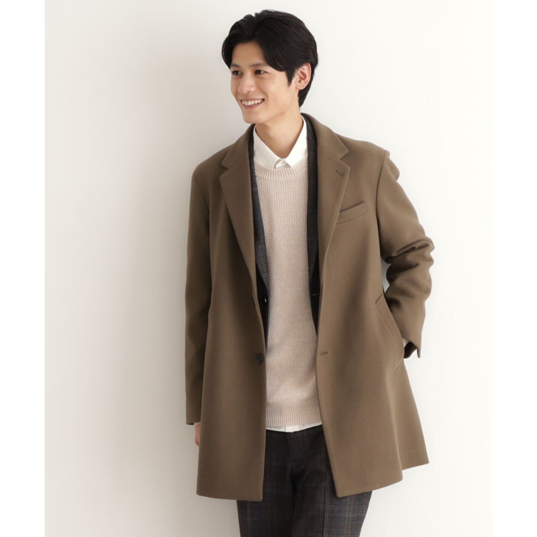 THE SHOP TK「ウールライクメルトンチェスターコート」|その他|