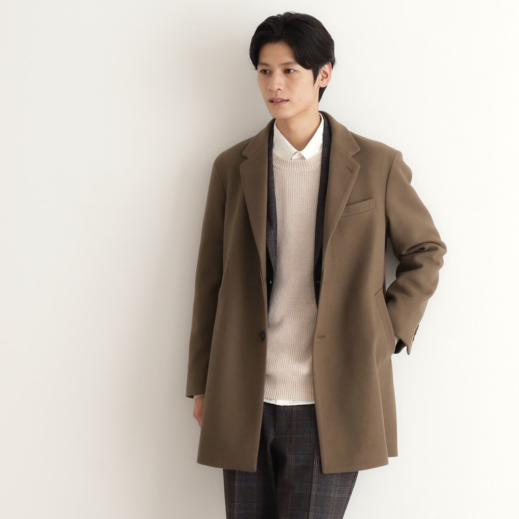 THE SHOP TK「ウールライクメルトンチェスターコート」|その他|