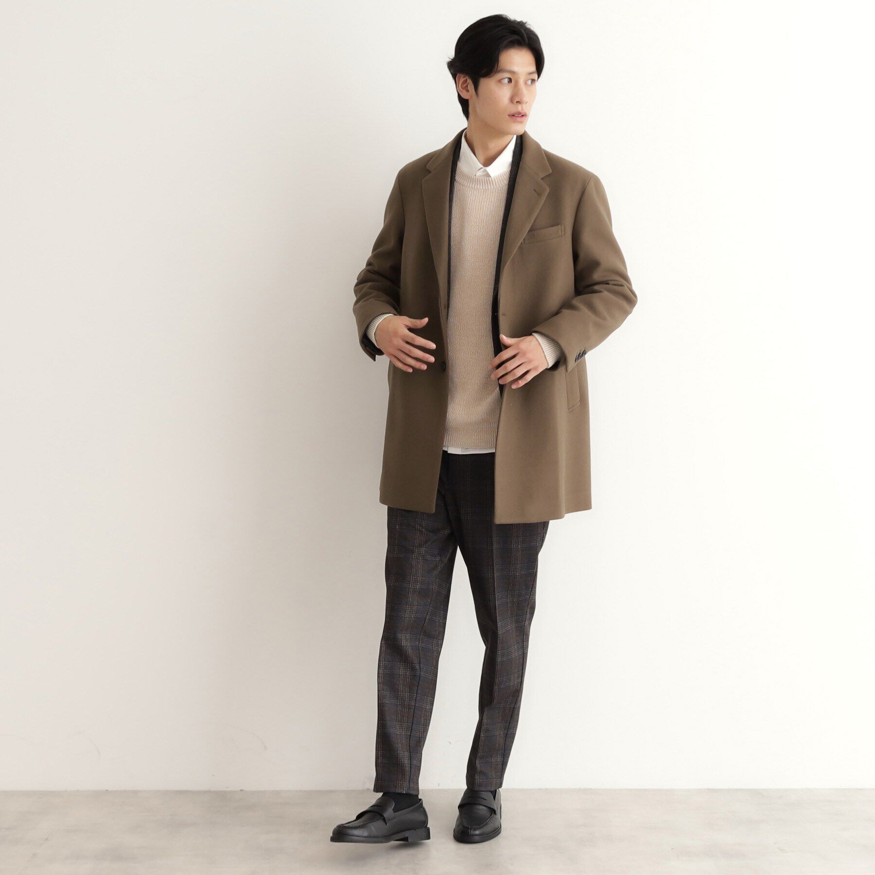 THE SHOP TK「ウールライクメルトンチェスターコート」|その他|