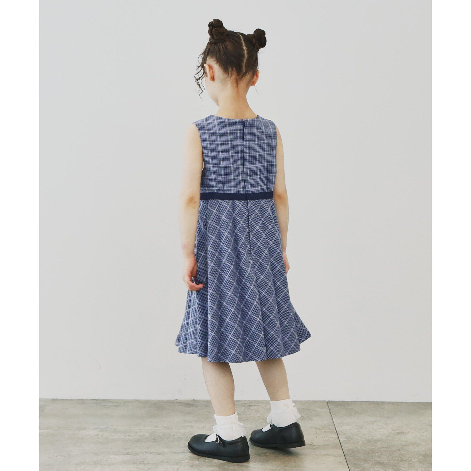 THE SHOP TK「【120－130】チェックワンピース＆ジャケットセット」|ワンピース|