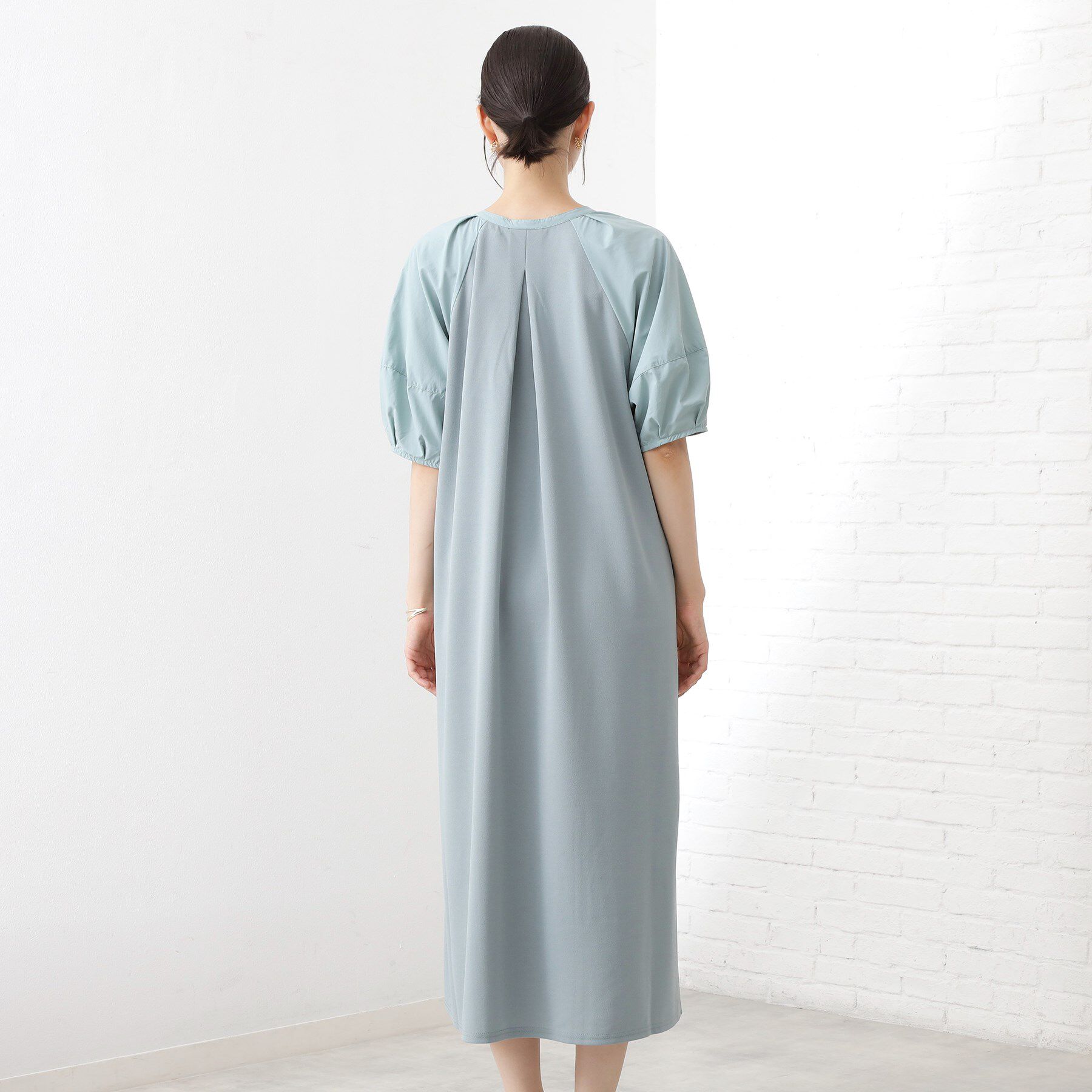 THE SHOP TK「【WEB限定】ドッキングカットソーワンピース【洗える】」|ワンピース|