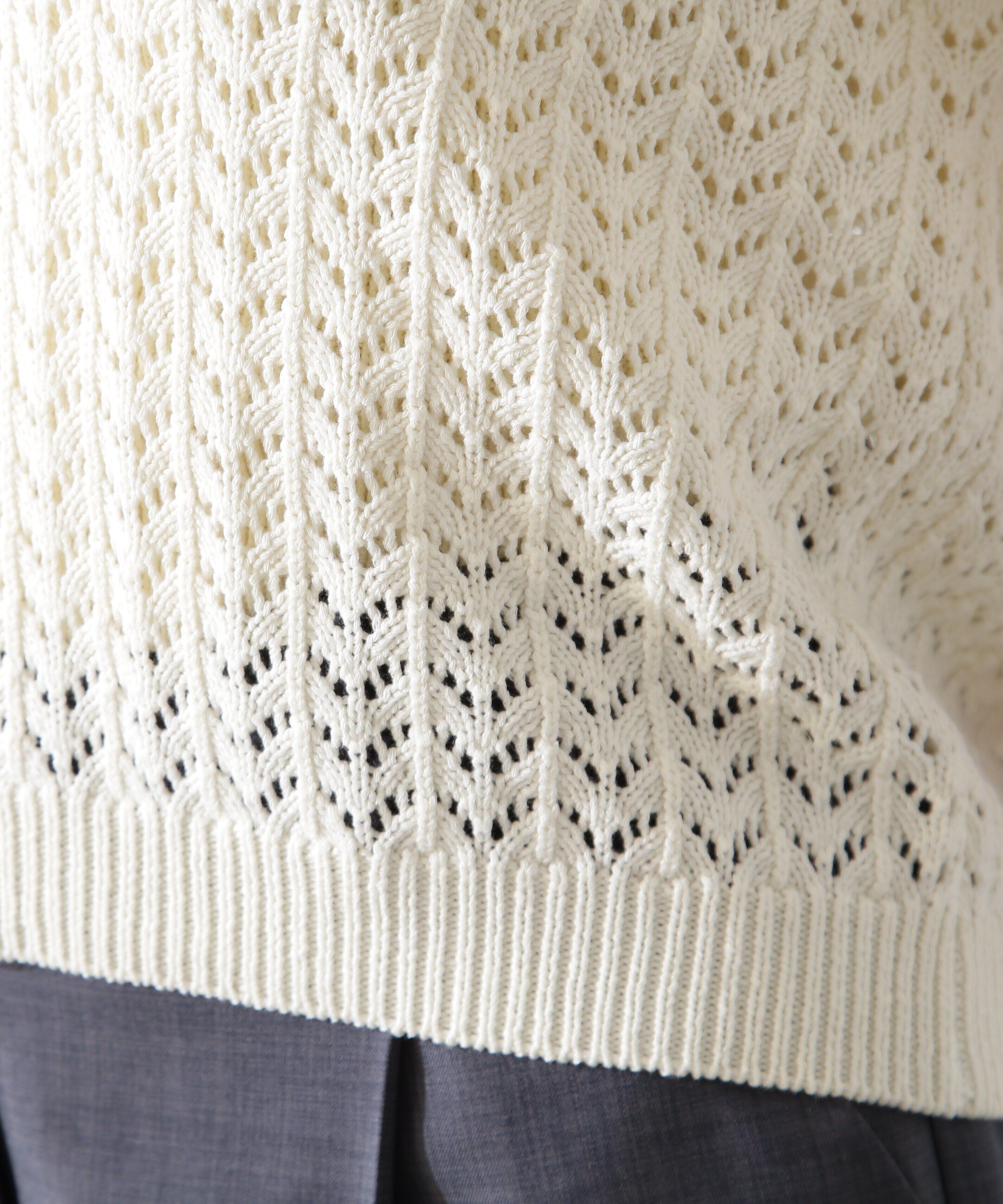  「クロシェ編みニット&times;ビスチェセット」|ニット・セーター|