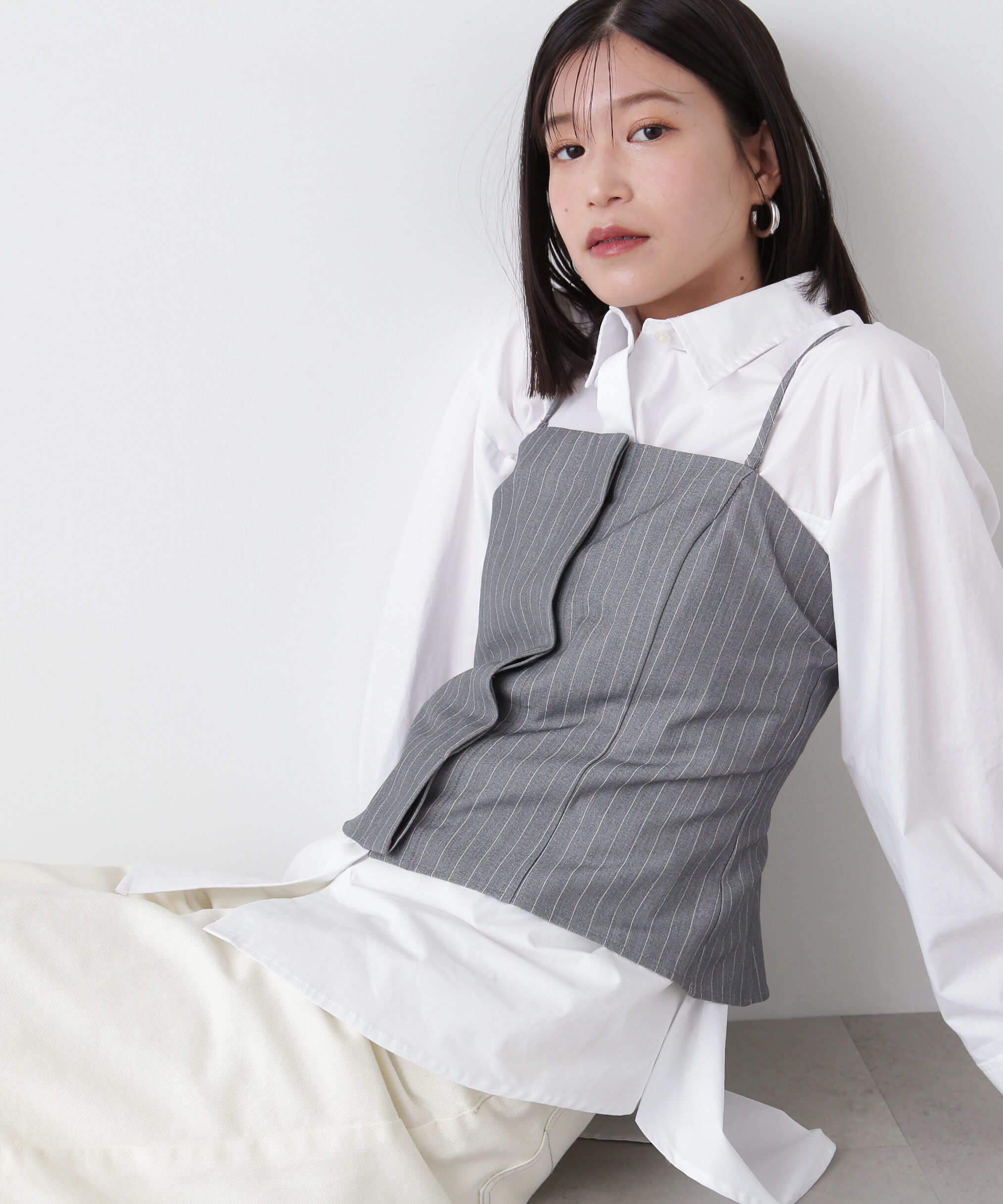  「ビスチェキャミトップ」|シャツ・ブラウス|