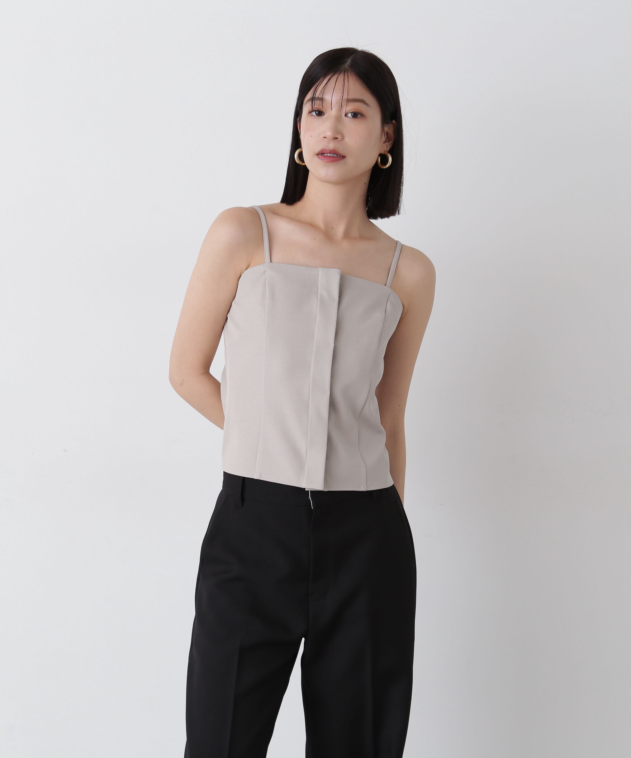  「ビスチェキャミトップ」|シャツ・ブラウス|