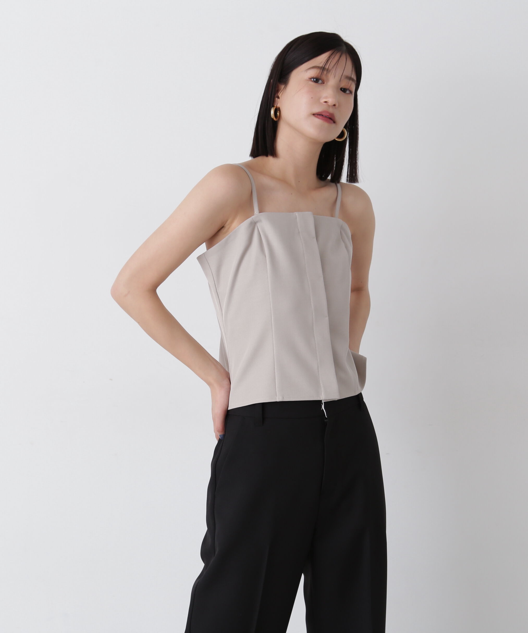  「ビスチェキャミトップ」|シャツ・ブラウス|