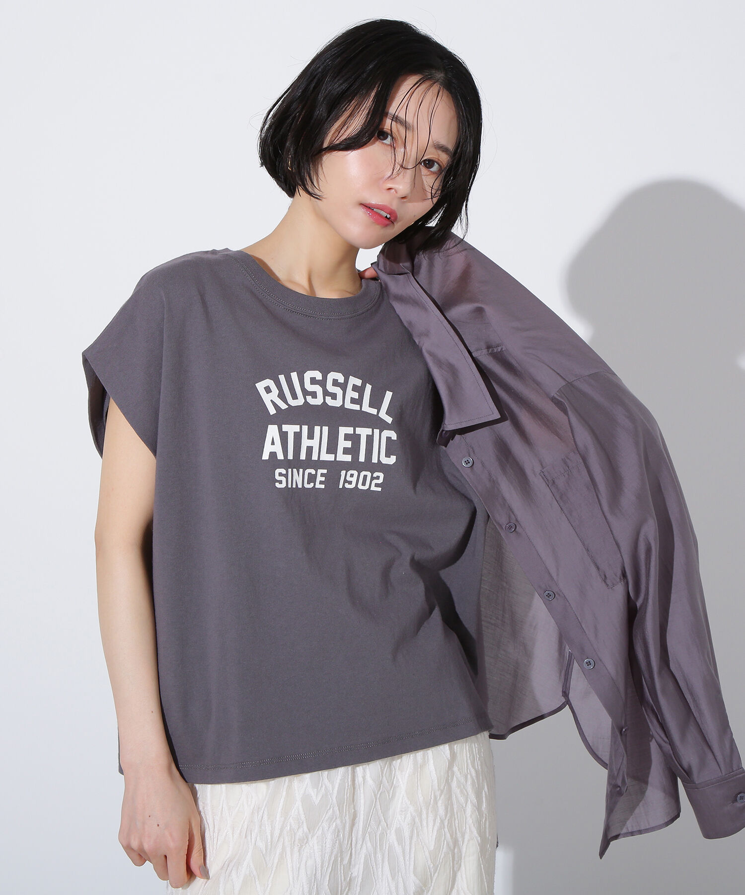  「フレンチスリーブTシャツ」|Tシャツ・カットソー|