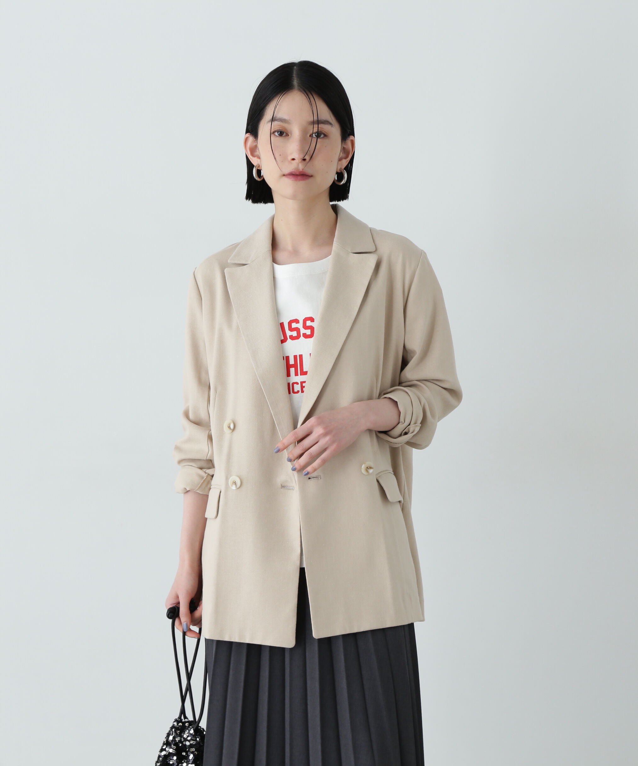  「フレンチスリーブTシャツ」|Tシャツ・カットソー|