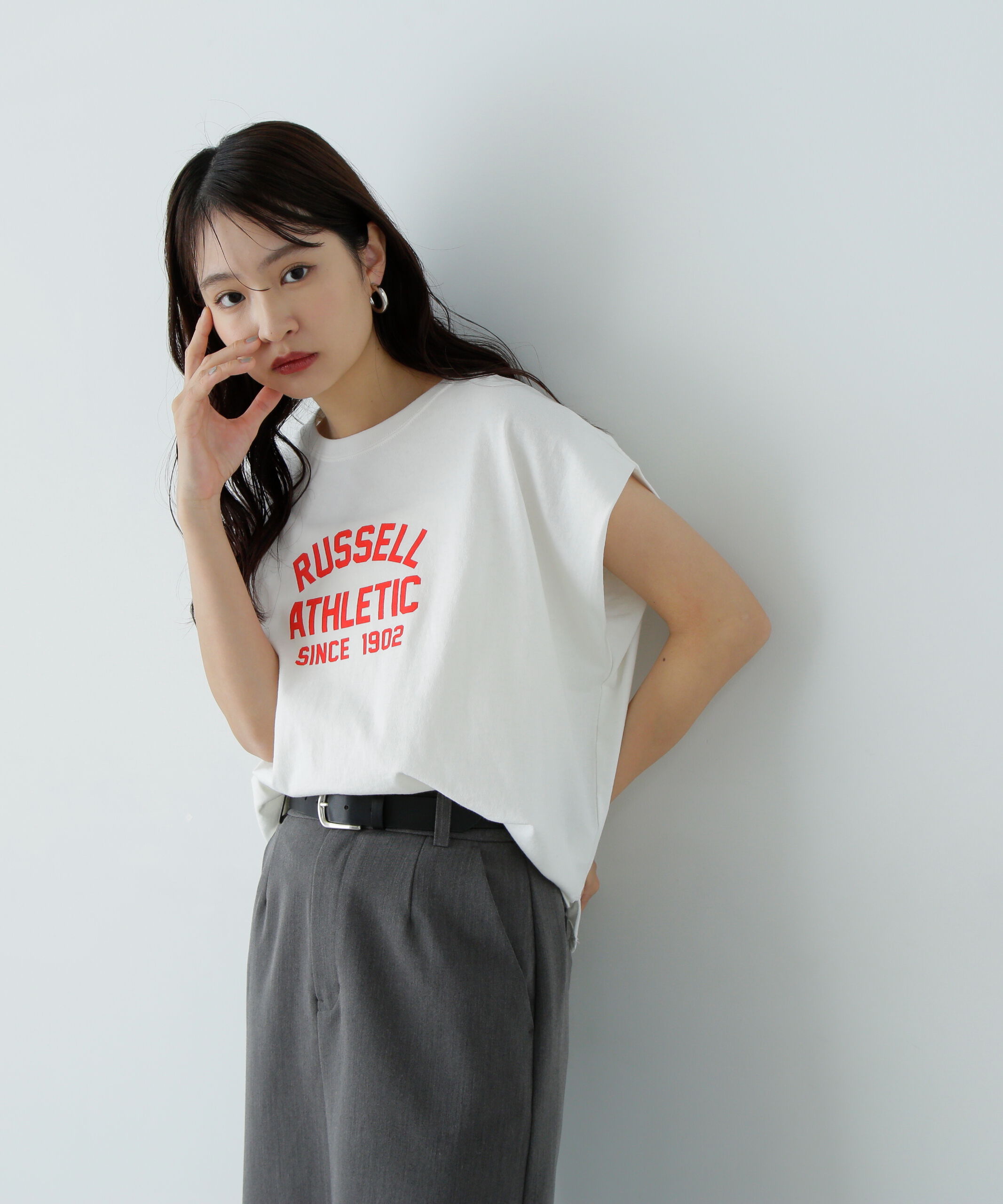 「フレンチスリーブTシャツ」|Tシャツ・カットソー|