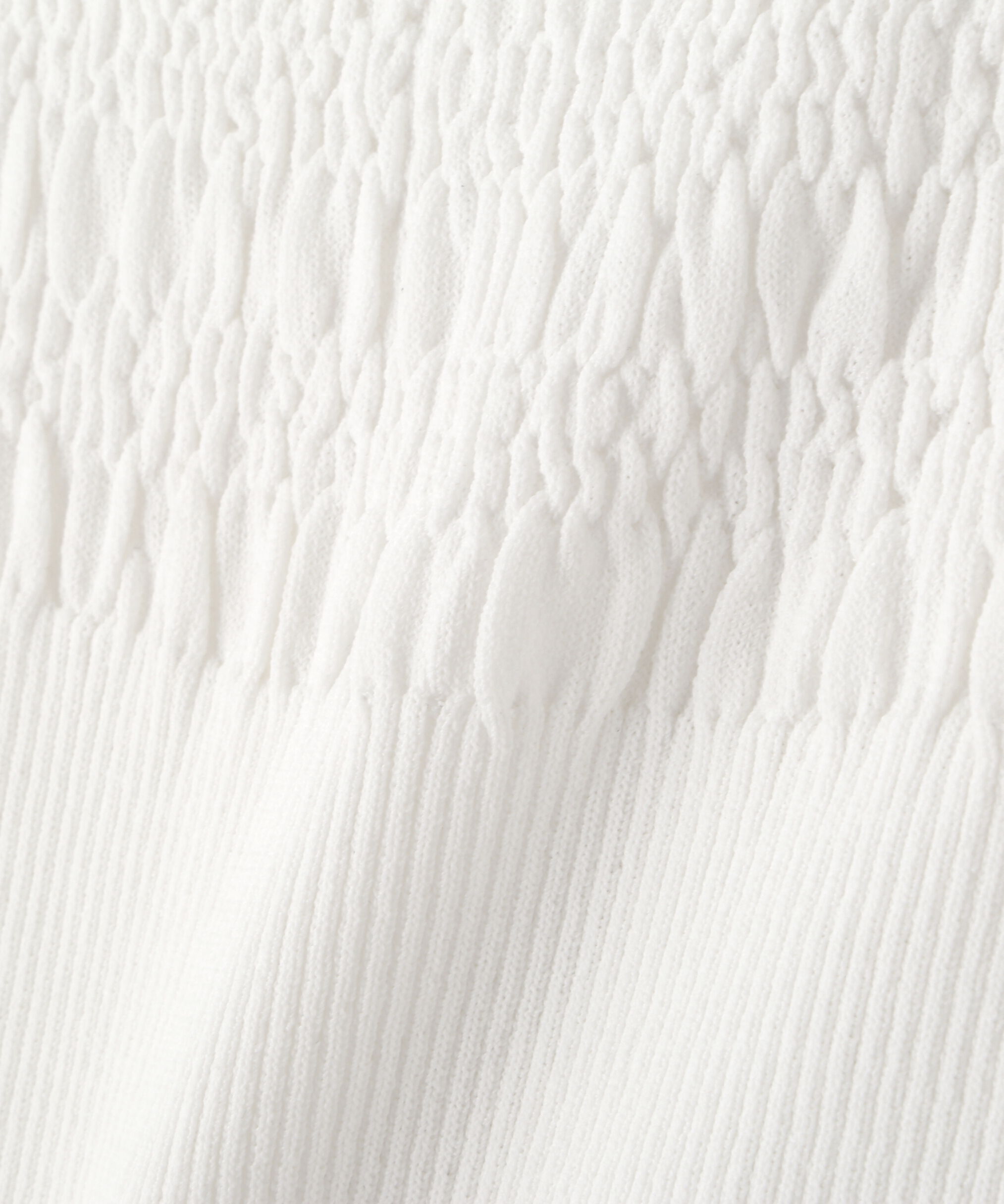  「シャーリングフレンチスリーブニット」|ニット・セーター|