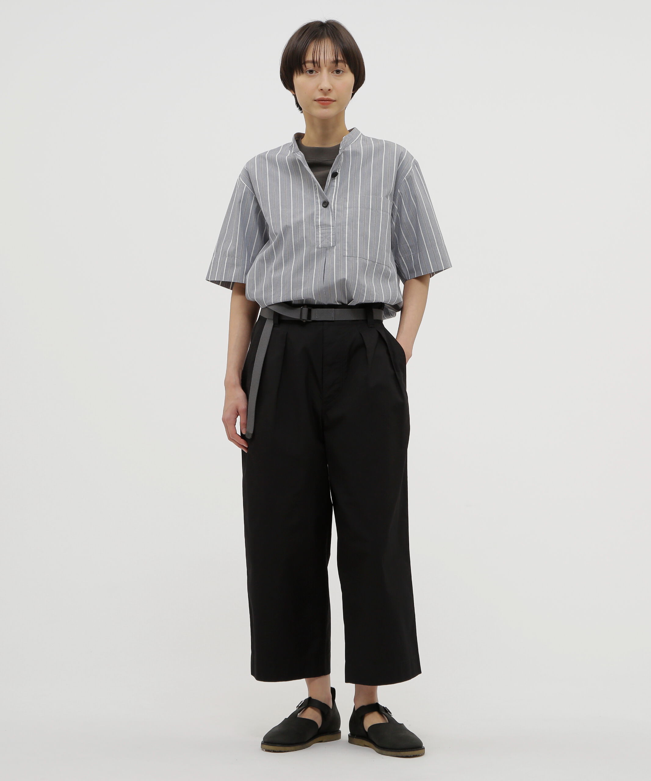 MHL.「END ON END STRIPE COTTON SHIRT」|シャツ・ブラウス|