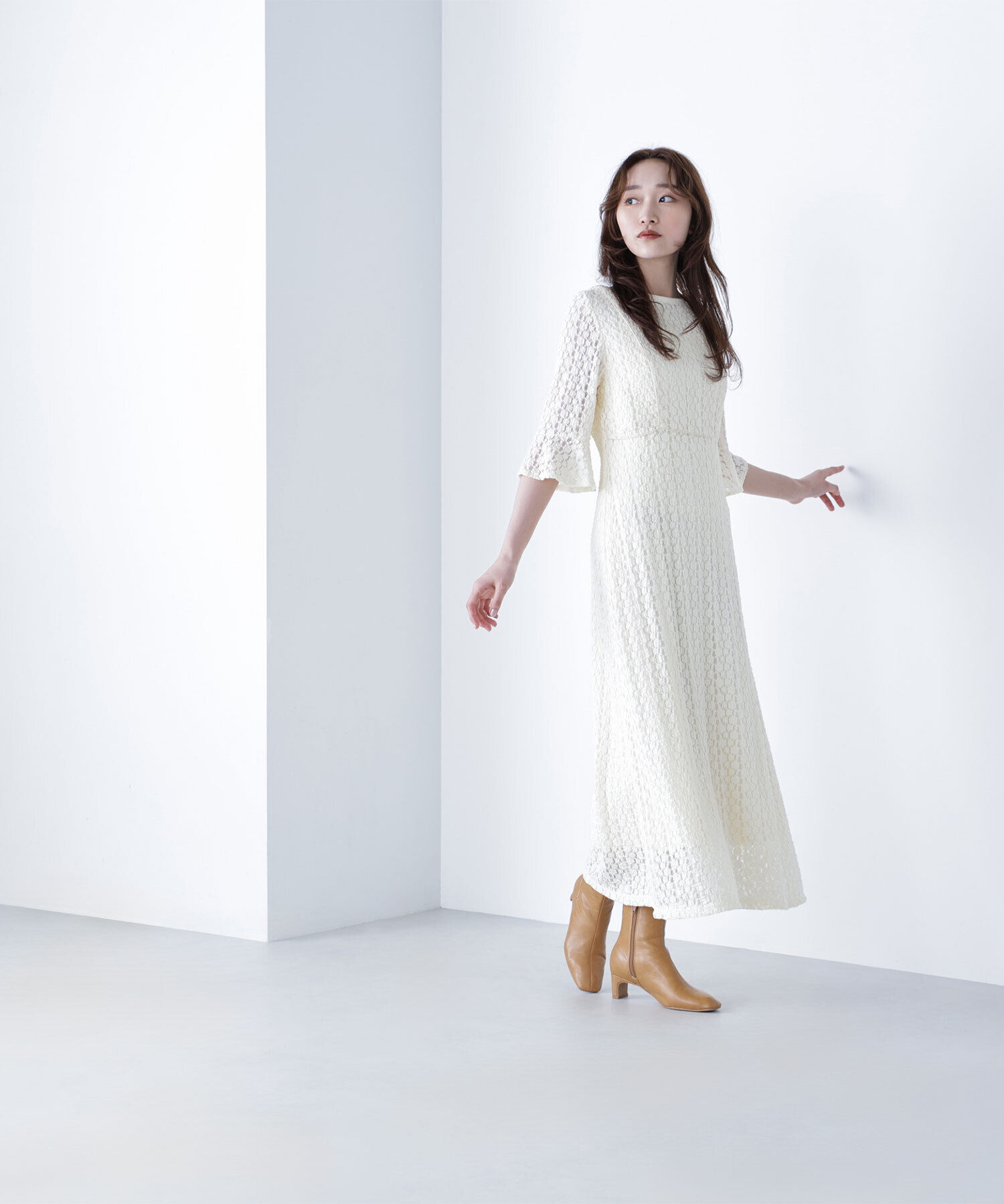  「レースフレアワンピース」|ワンピース|