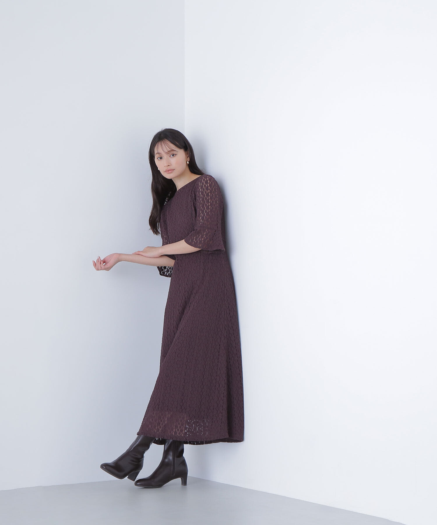  「レースフレアワンピース」|ワンピース|