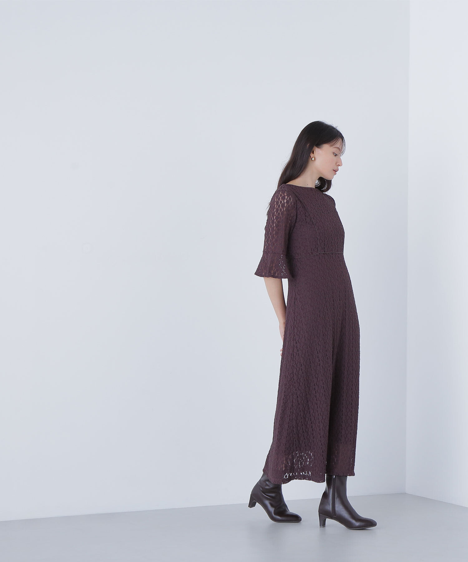  「レースフレアワンピース」|ワンピース|