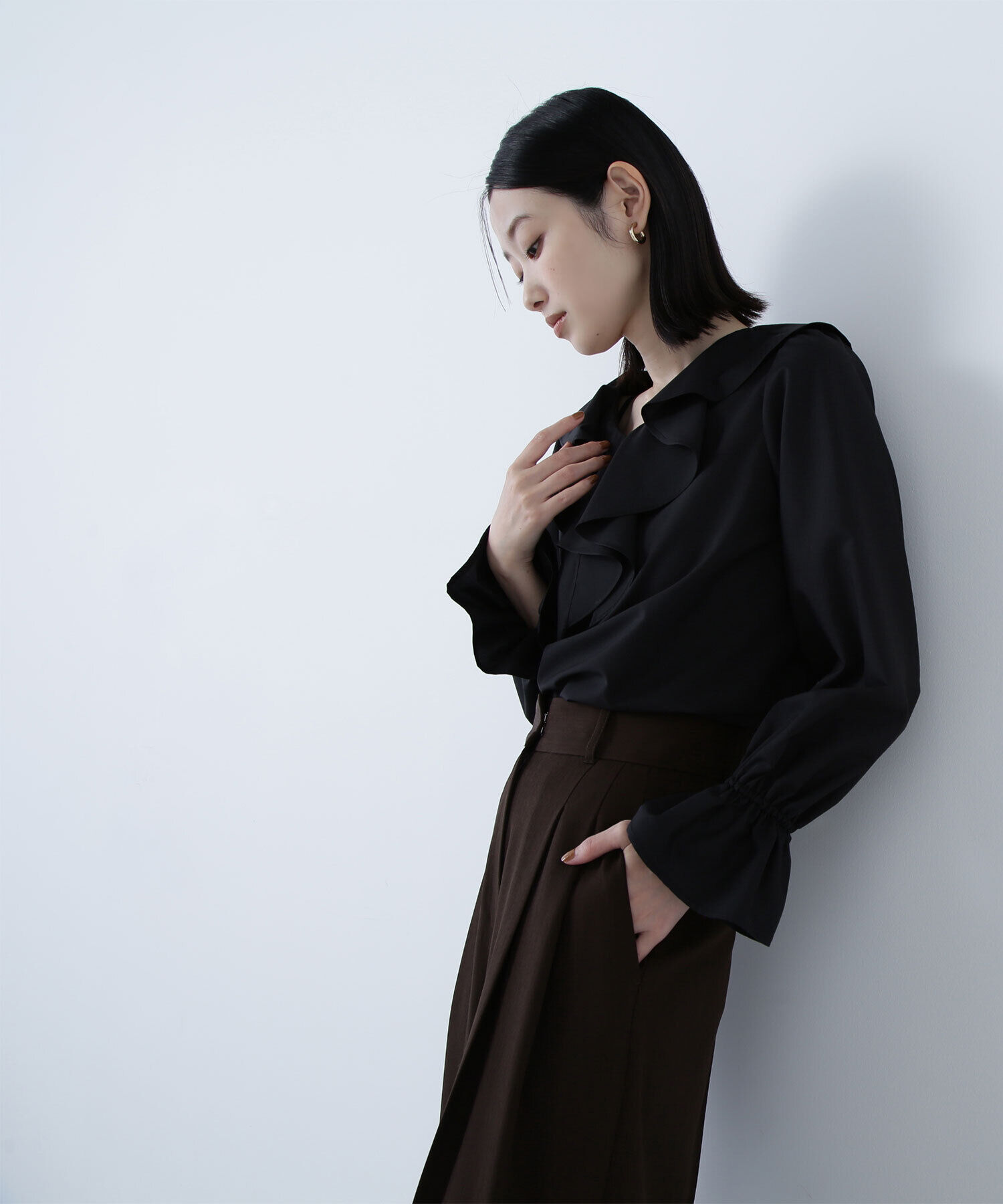  「ラッフルブラウス」|シャツ・ブラウス|