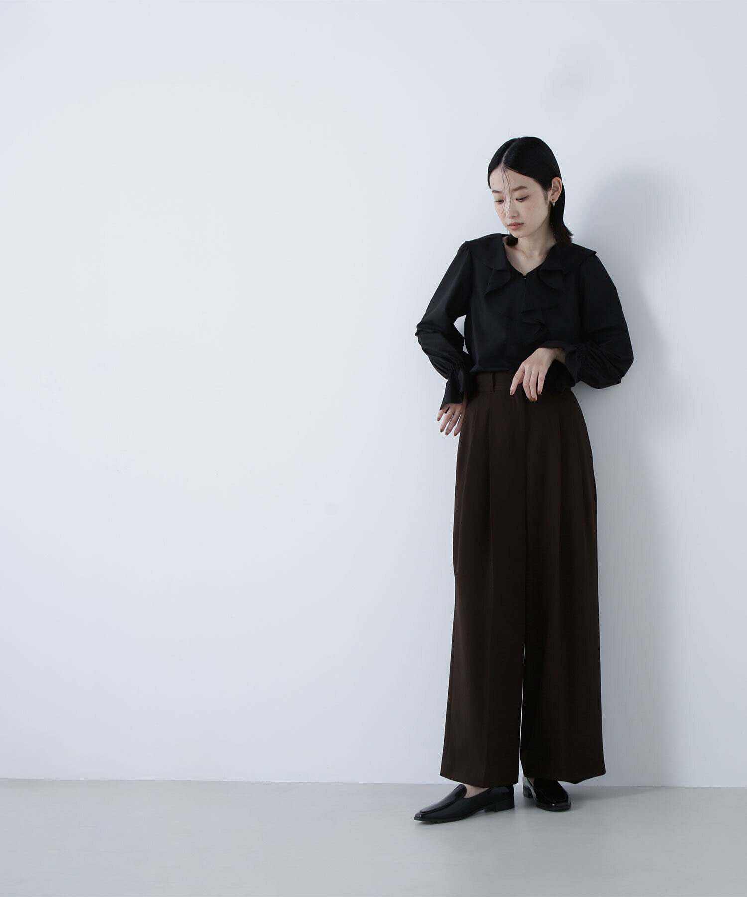  「ラッフルブラウス」|シャツ・ブラウス|