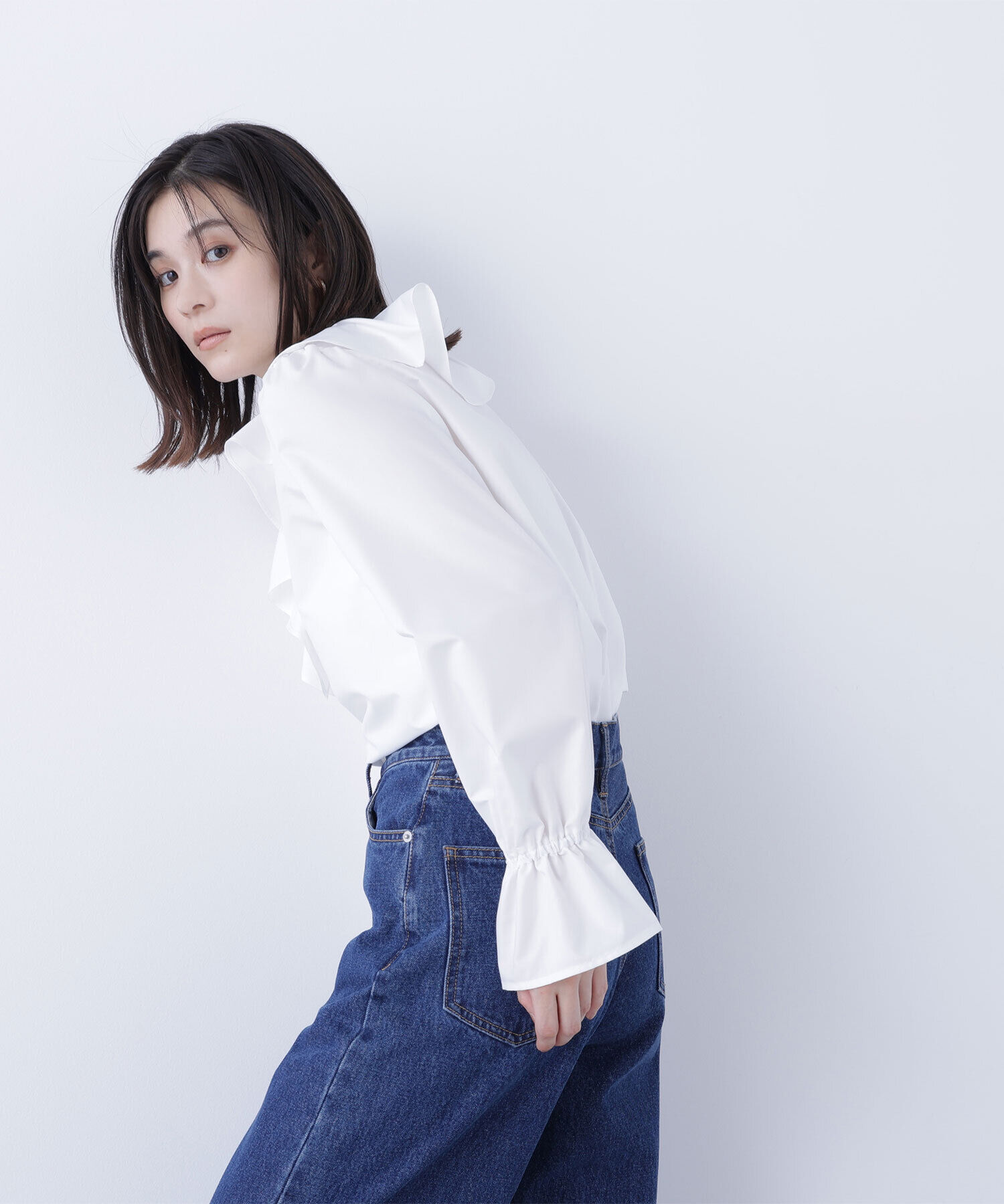  「ラッフルブラウス」|シャツ・ブラウス|