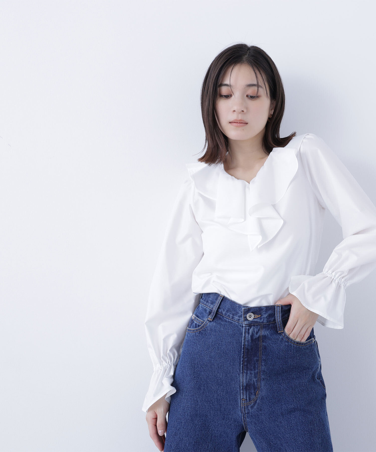  「ラッフルブラウス」|シャツ・ブラウス|