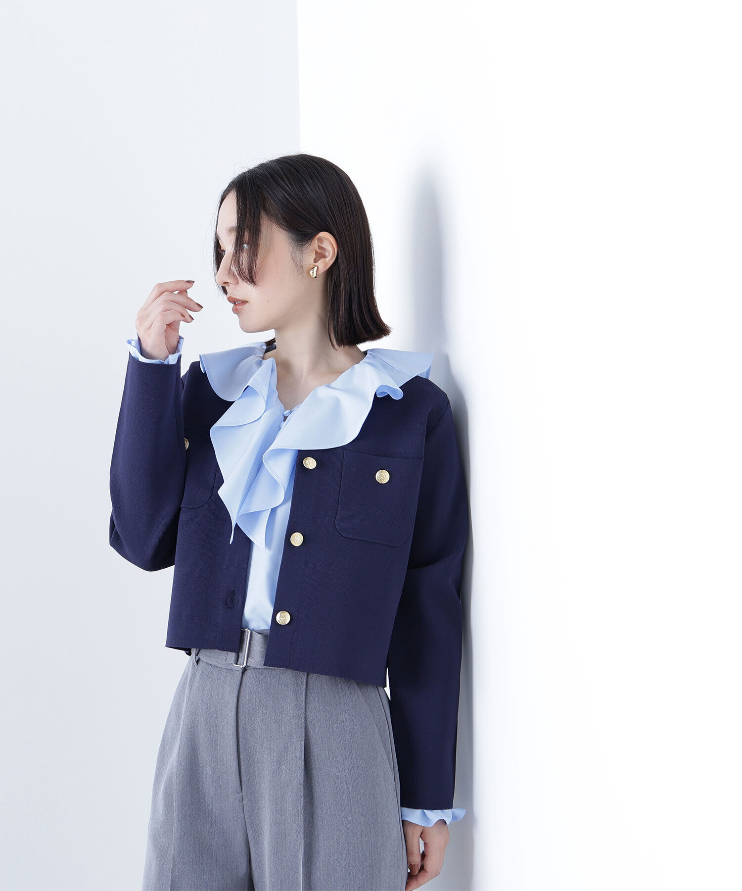  「ラッフルブラウス」|シャツ・ブラウス|