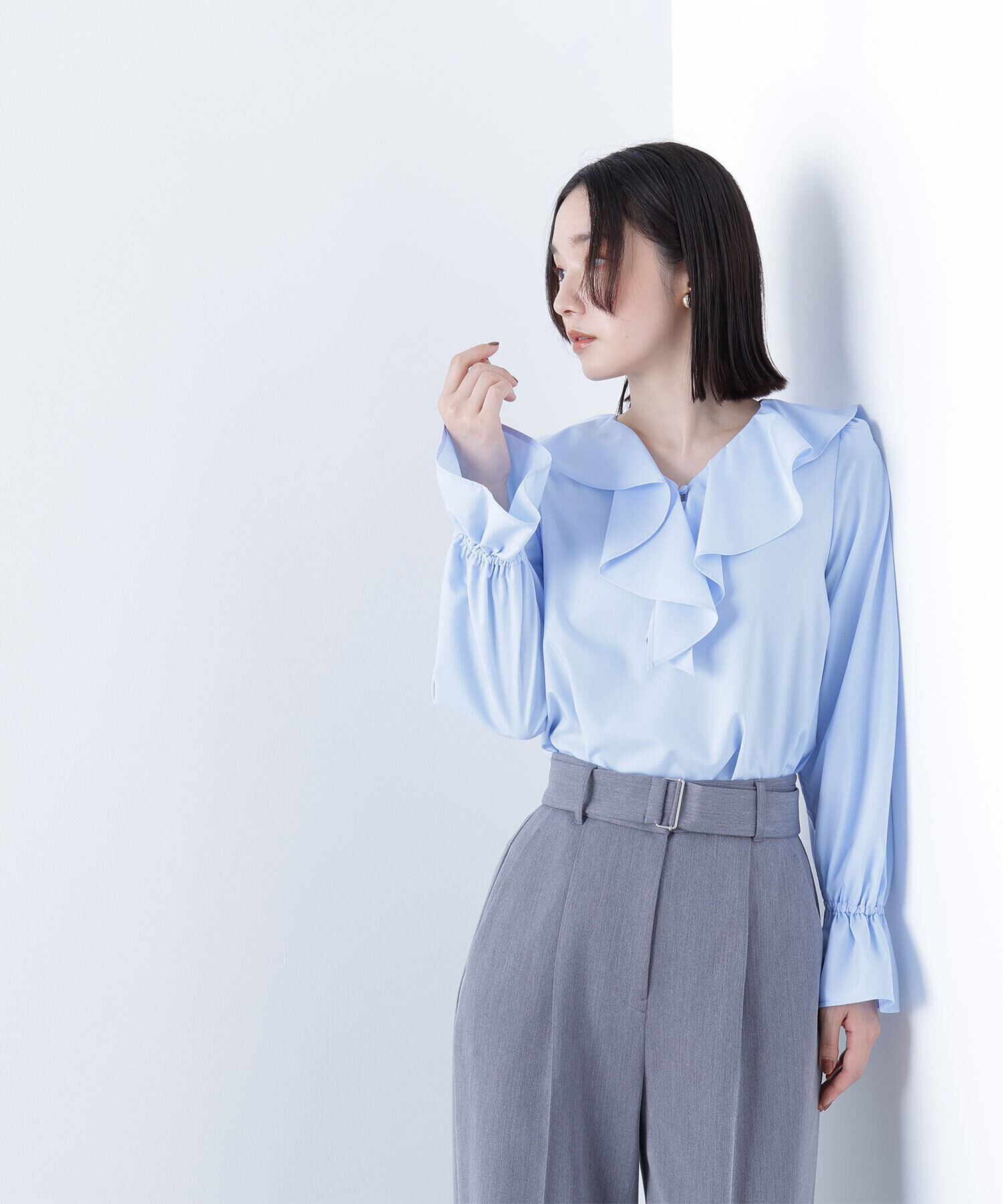  「ラッフルブラウス」|シャツ・ブラウス|