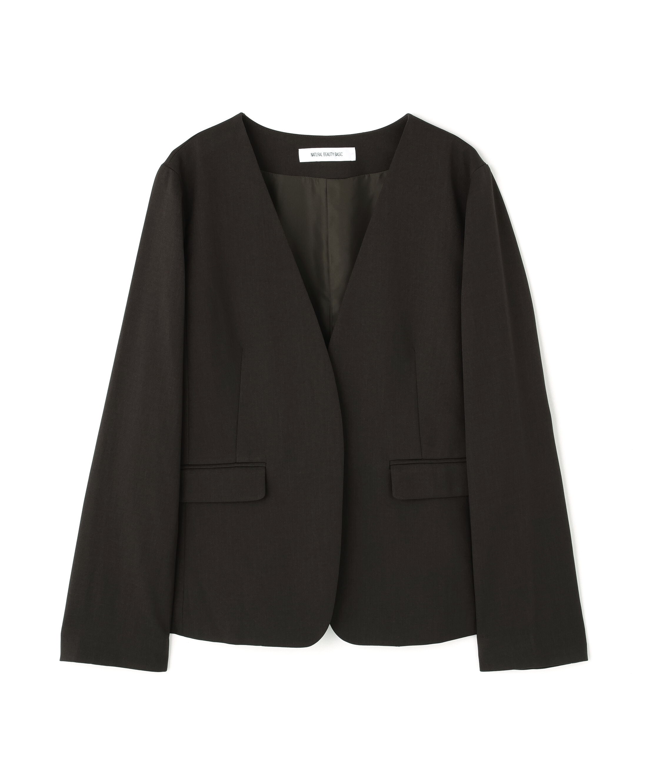  「パウダリーツイルセットアップシリーズ ノーカラージャケット」|その他|