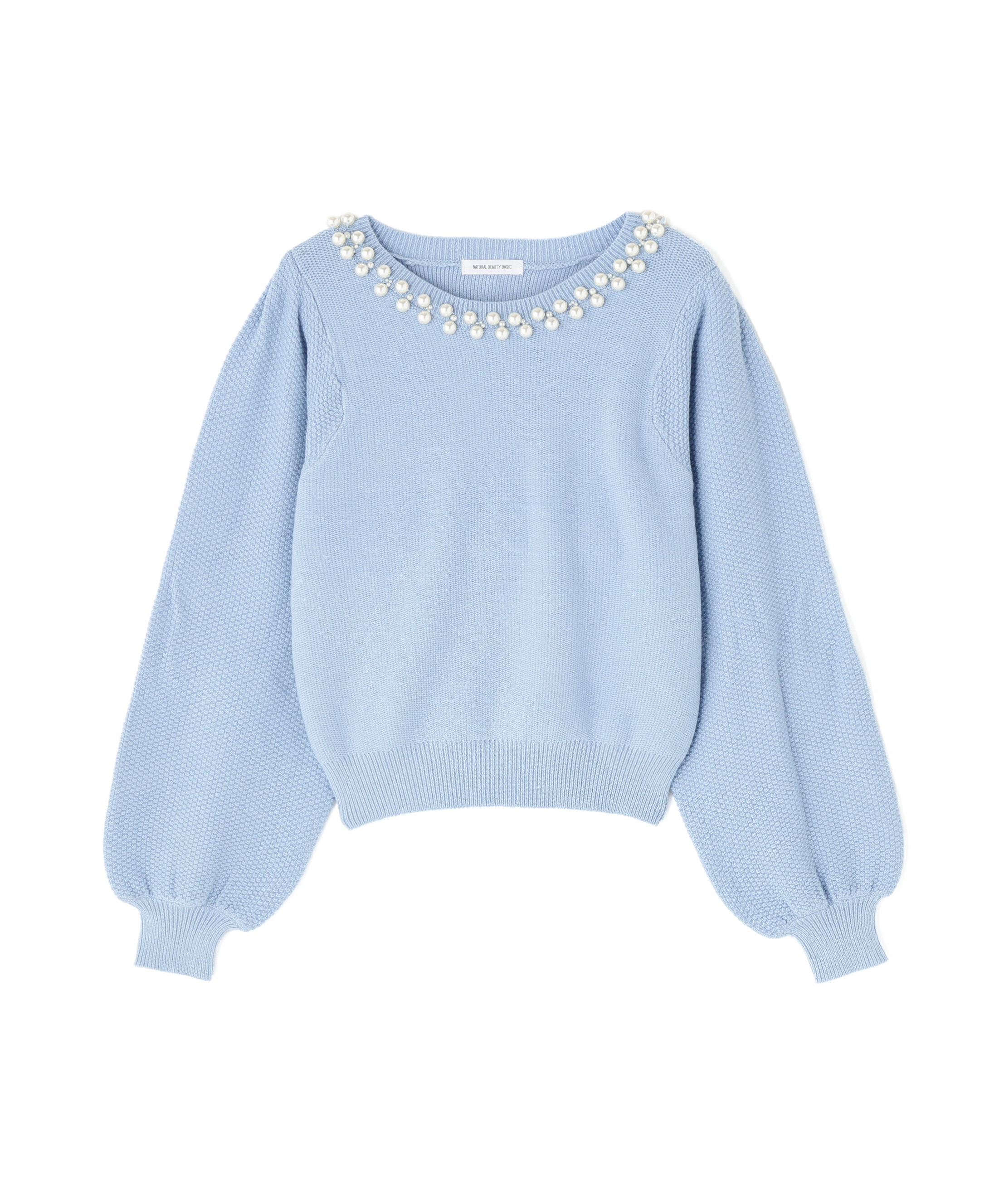  「パールネックニット」|ニット・セーター|