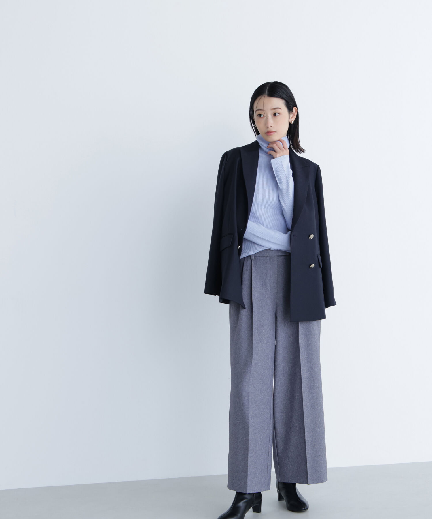  「ベーシックタートルネックニット」|ニット・セーター|