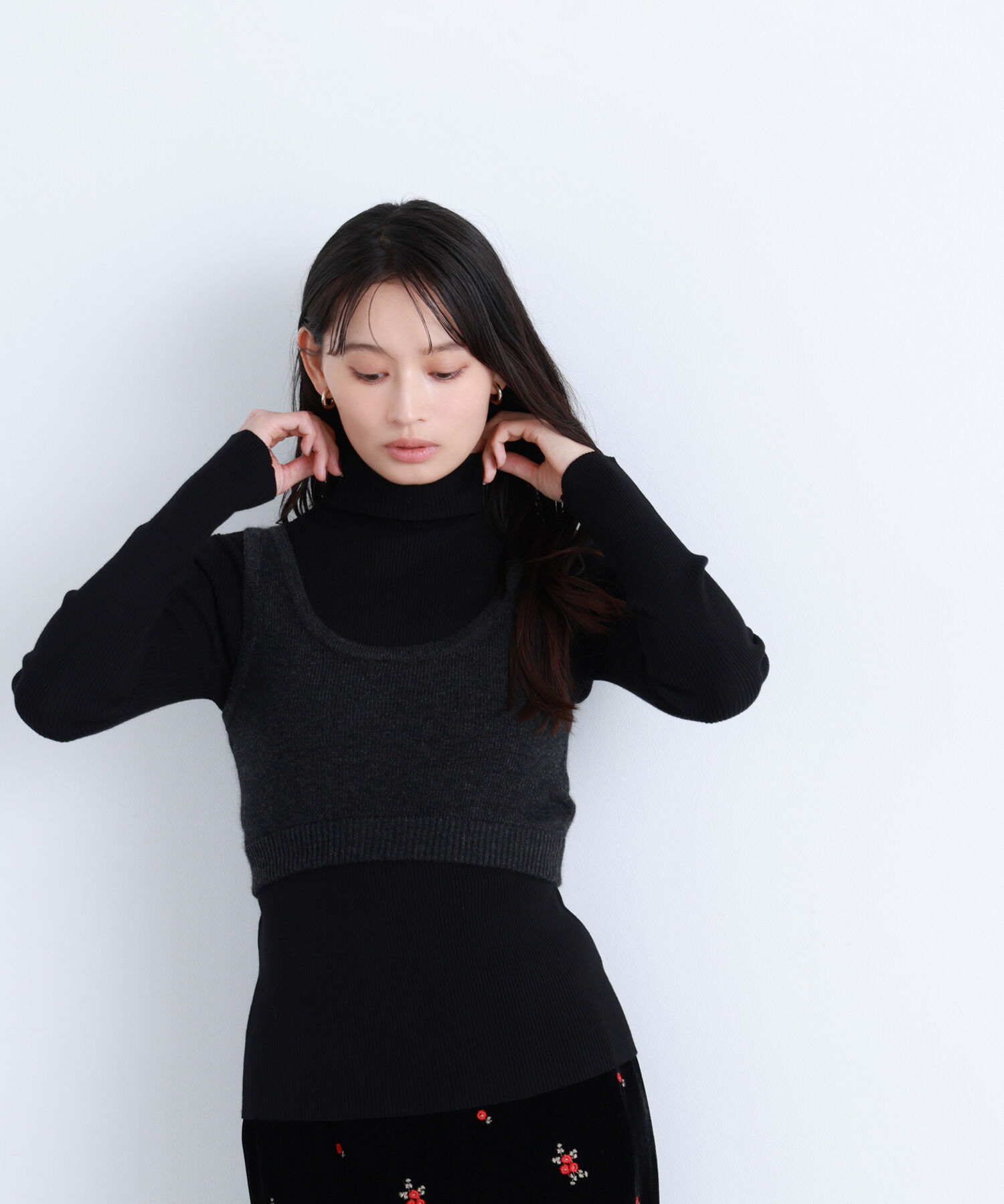  「ビスチェレイヤードニット」|ニット・セーター|