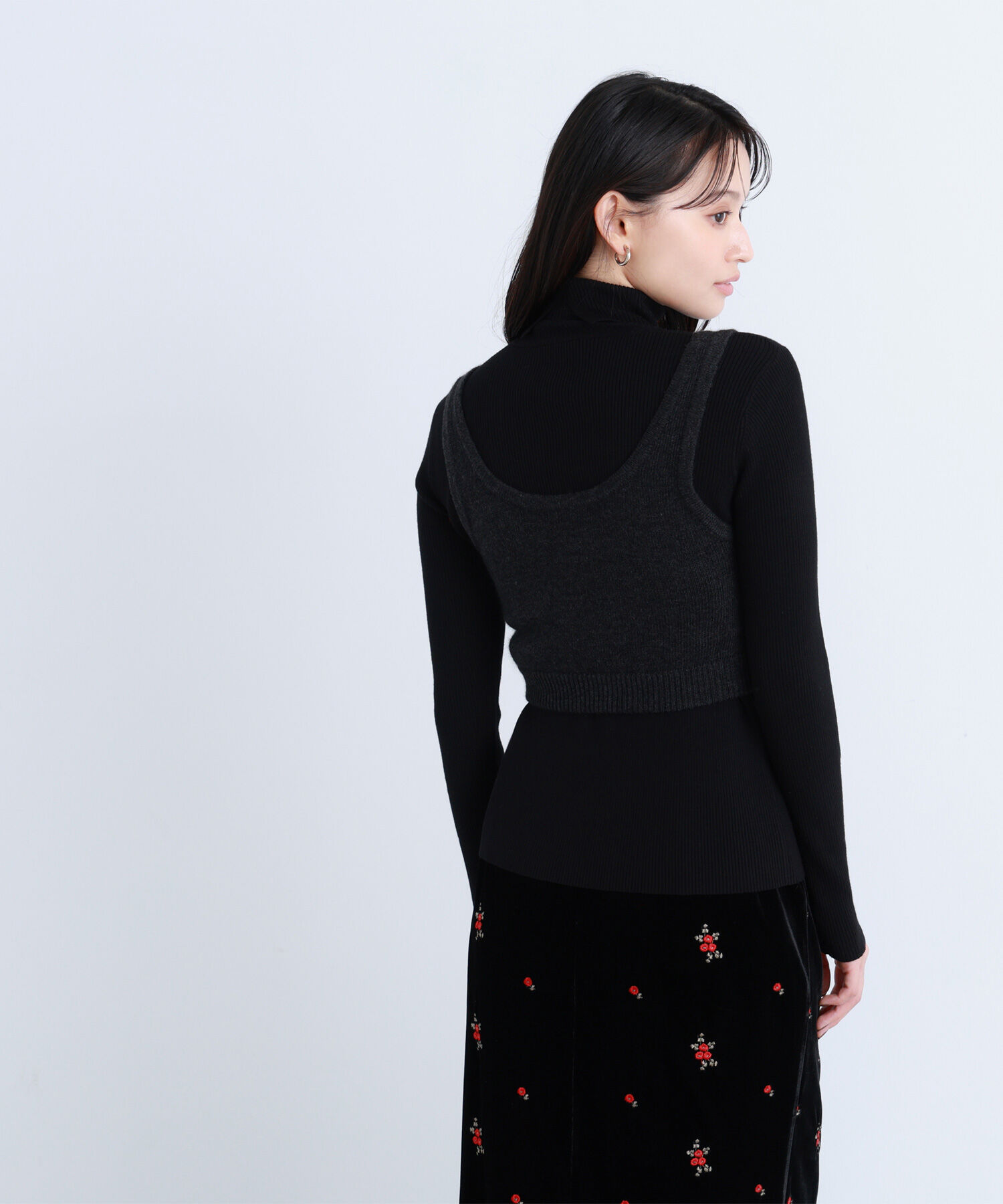  「ビスチェレイヤードニット」|ニット・セーター|