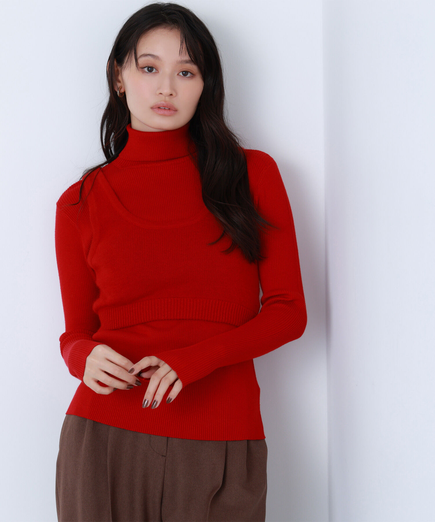  「ビスチェレイヤードニット」|ニット・セーター|