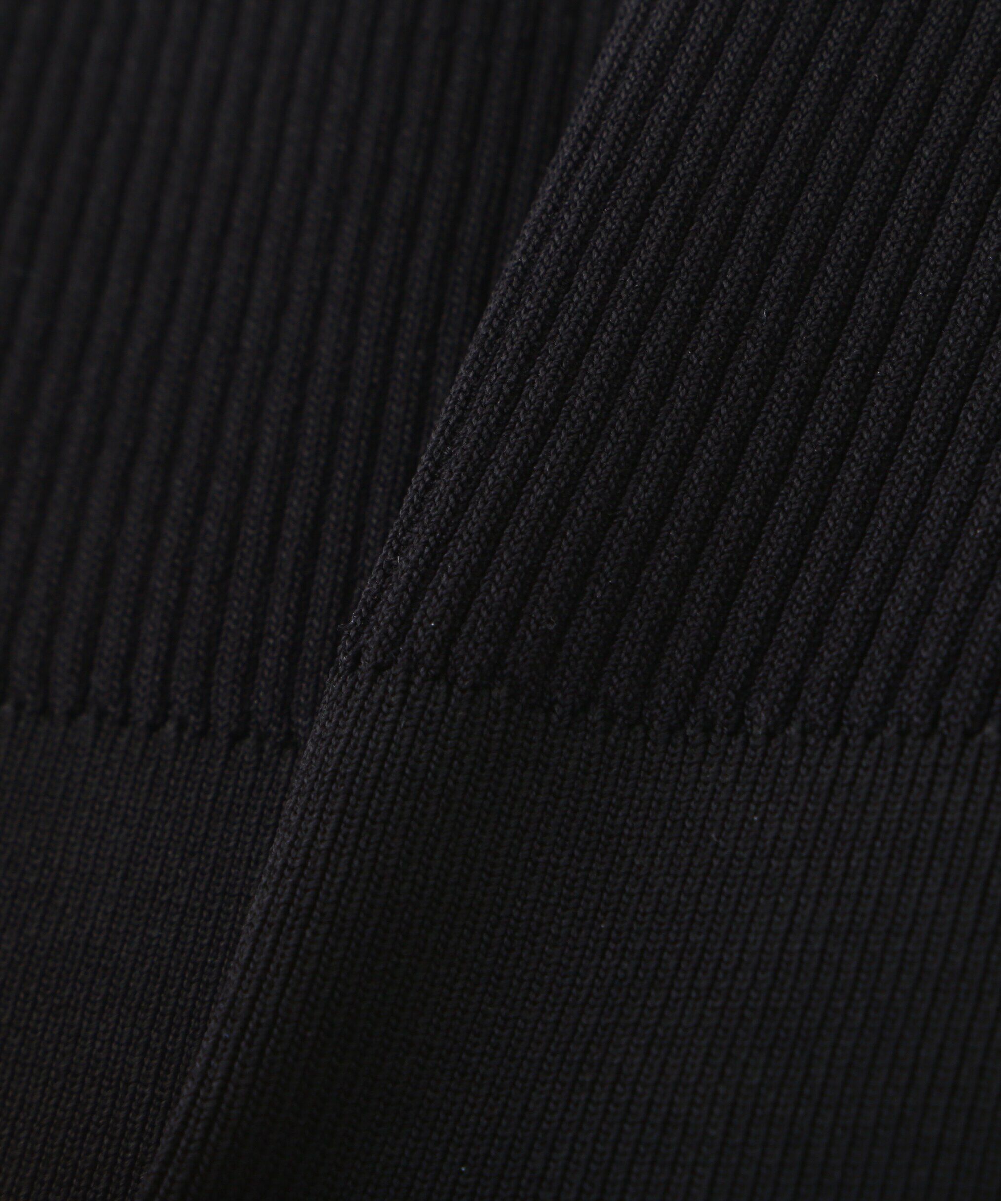  「袖透かし編みスクエアネックニット」|ニット・セーター|