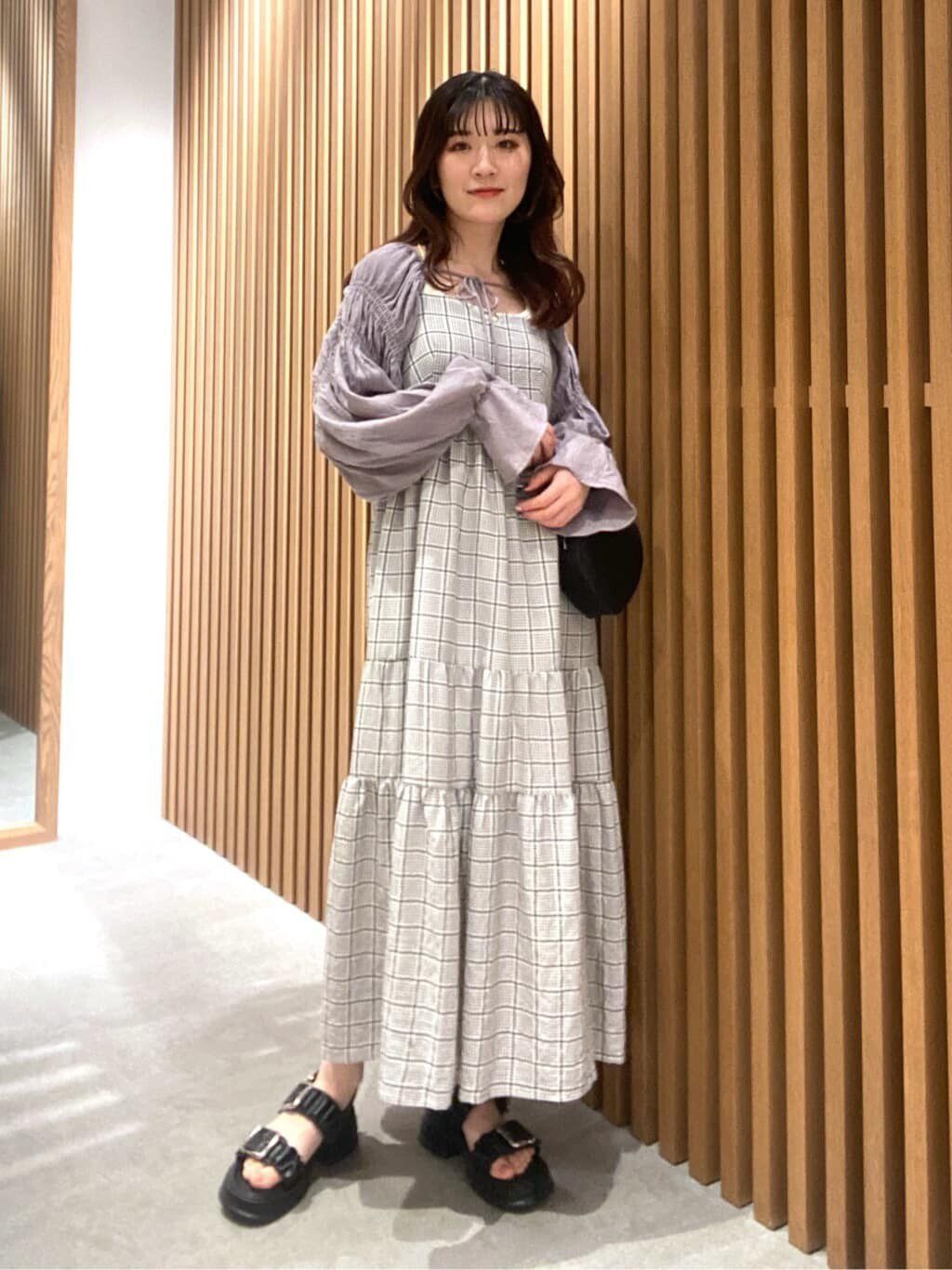  「コットンティアードキャミソールワンピース」|ワンピース|