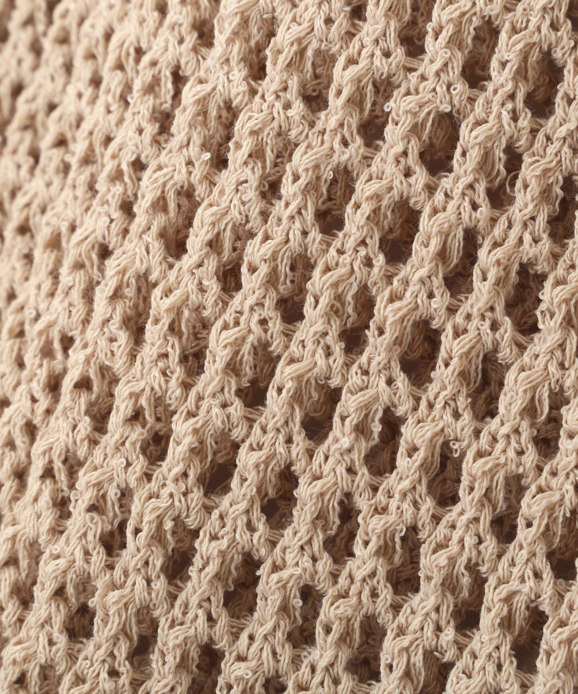  「前後2Wayメッシュニットカーディガン」|ニット・セーター|