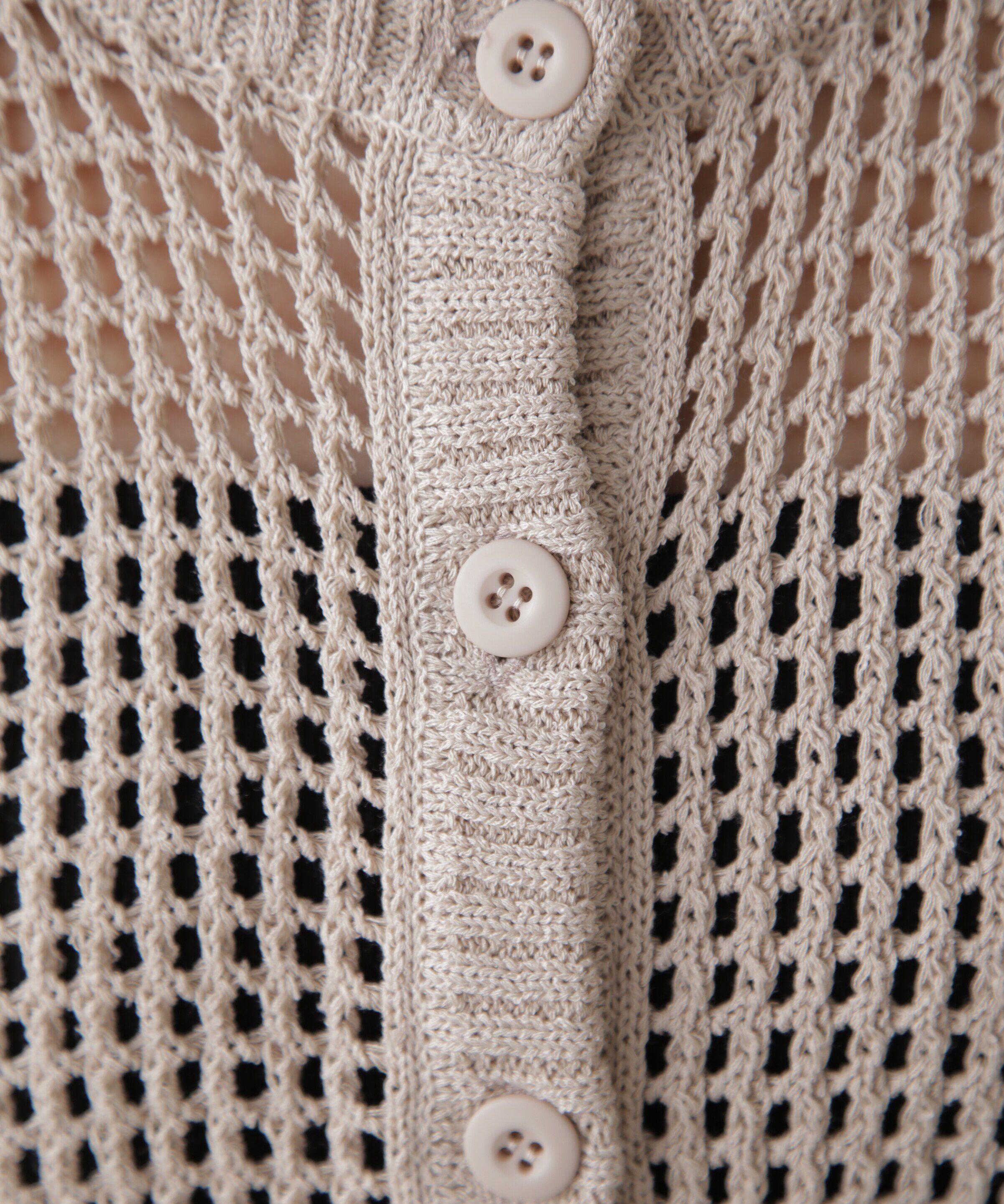  「前後2Wayメッシュニットカーディガン」|ニット・セーター|